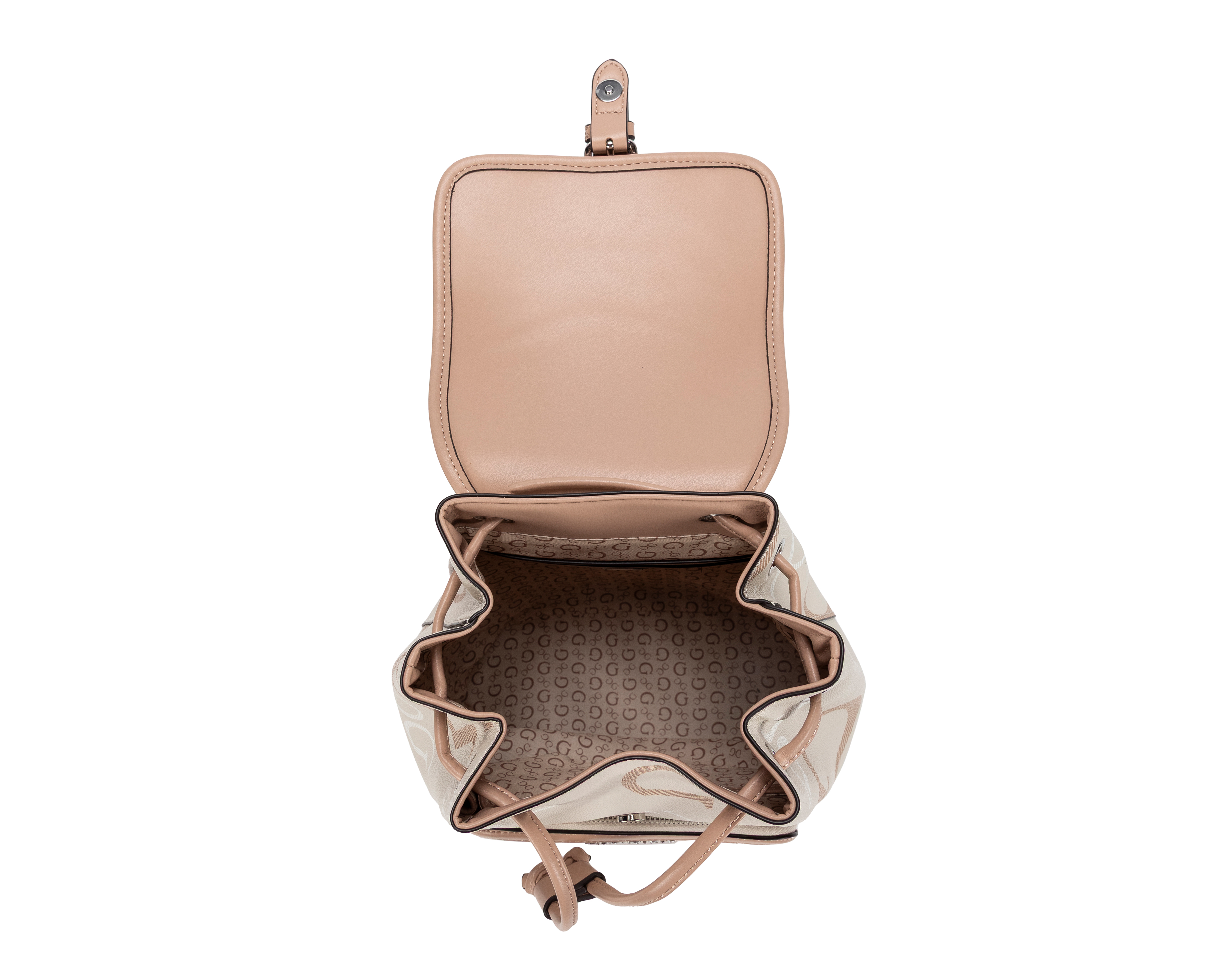 Foto 5 pulgar | Foto 4 | Mochila Guess Beige