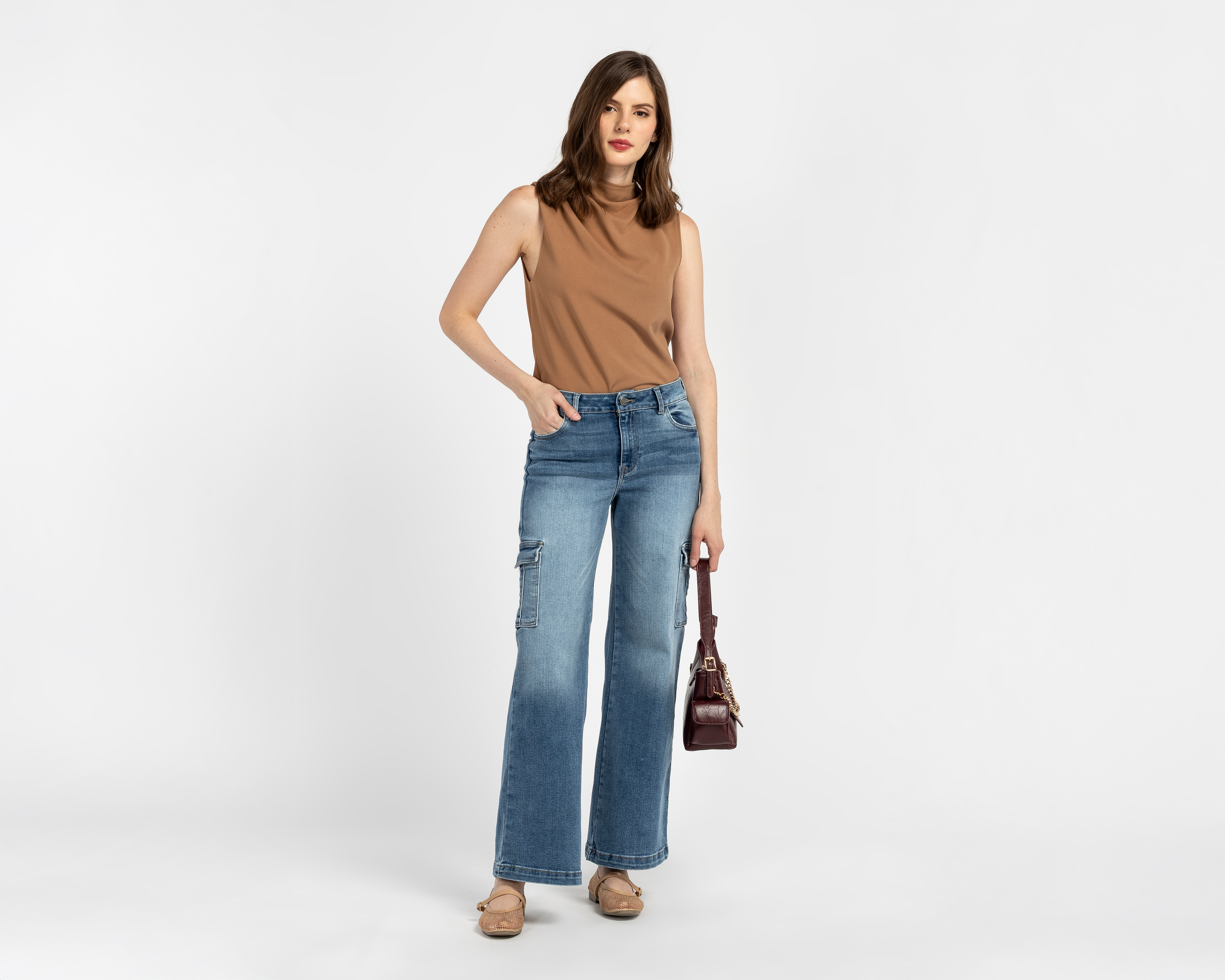 Foto 2 | Foto 2 | Jeans Wide Leg Boy London para Mujer