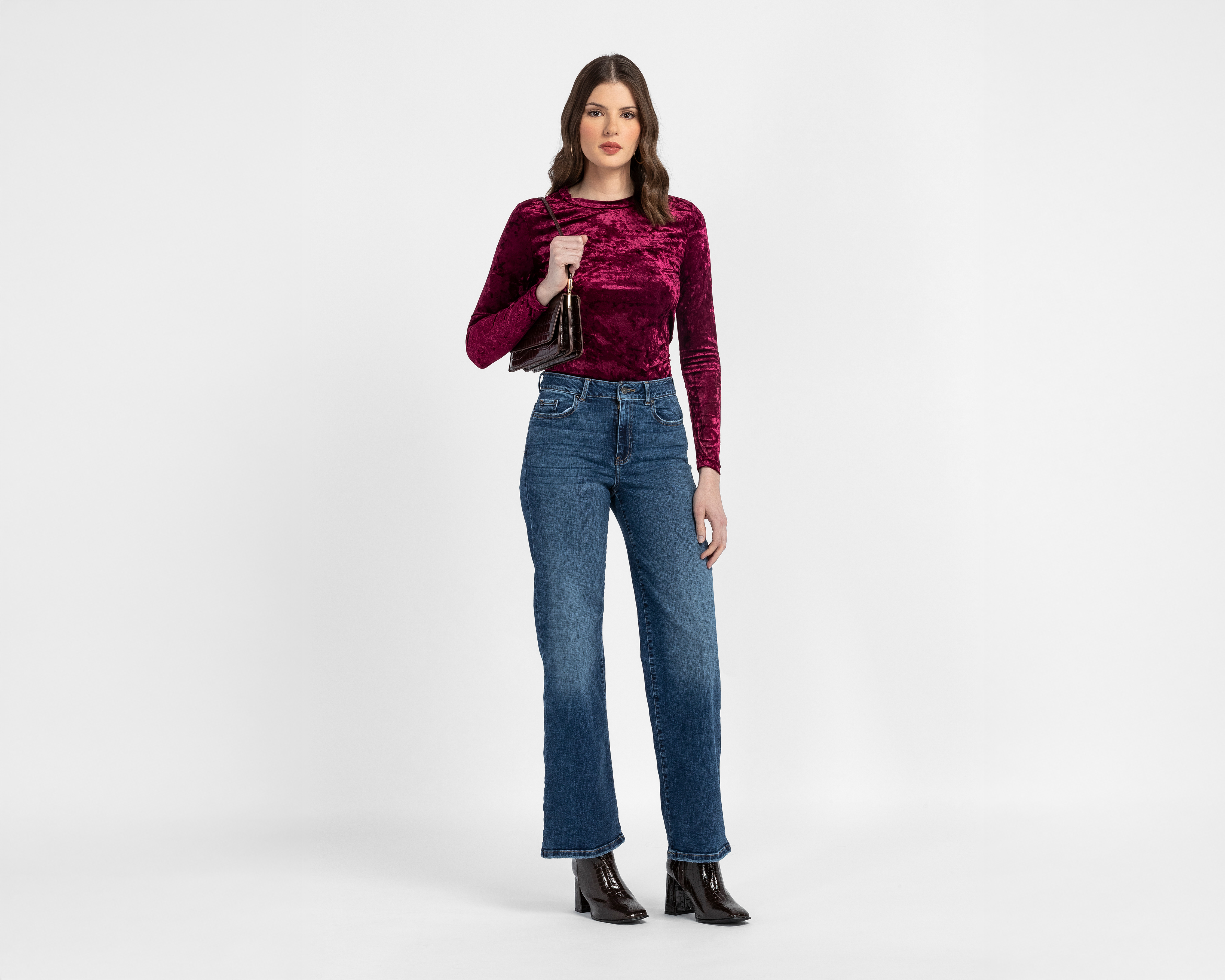 Foto 3 pulgar | Foto 2 | Jeans Wide Leg Boy London para Mujer