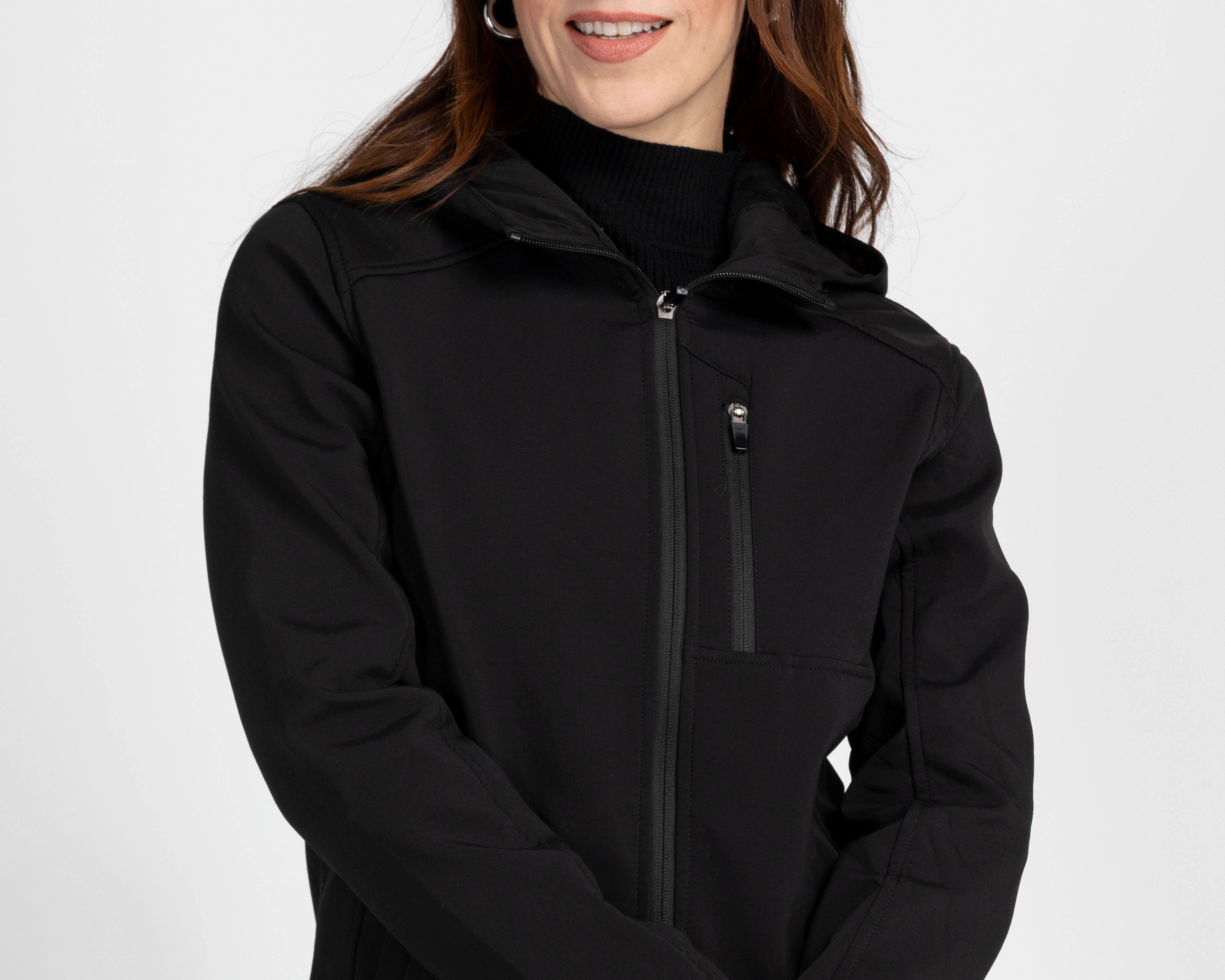 Foto 5 pulgar | Foto 4 | Chamarra con Capucha Roosevelt para Mujer