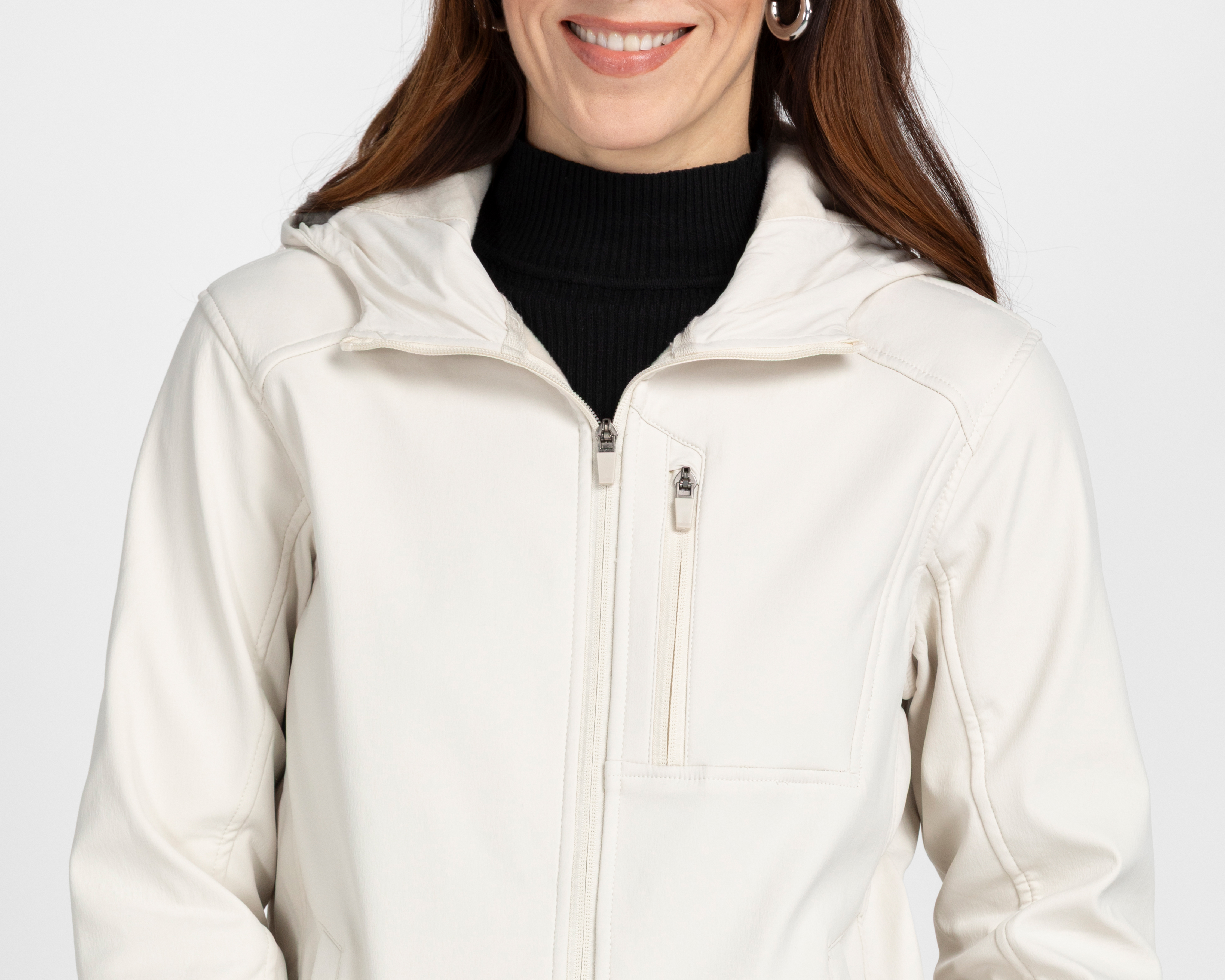 Foto 4 | Foto 4 | Chamarra con Capucha Roosevelt para Mujer