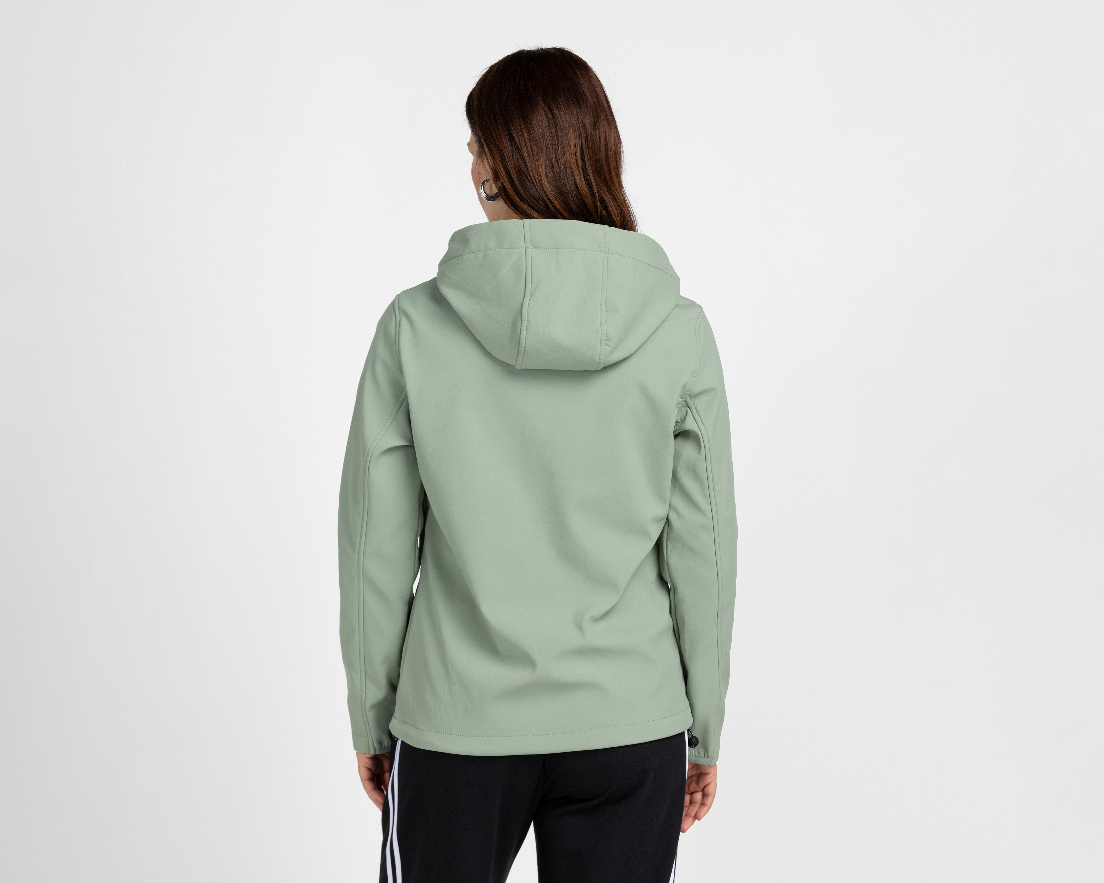 Foto 4 pulgar | Foto 3 | Chamarra con Capucha Roosevelt para Mujer