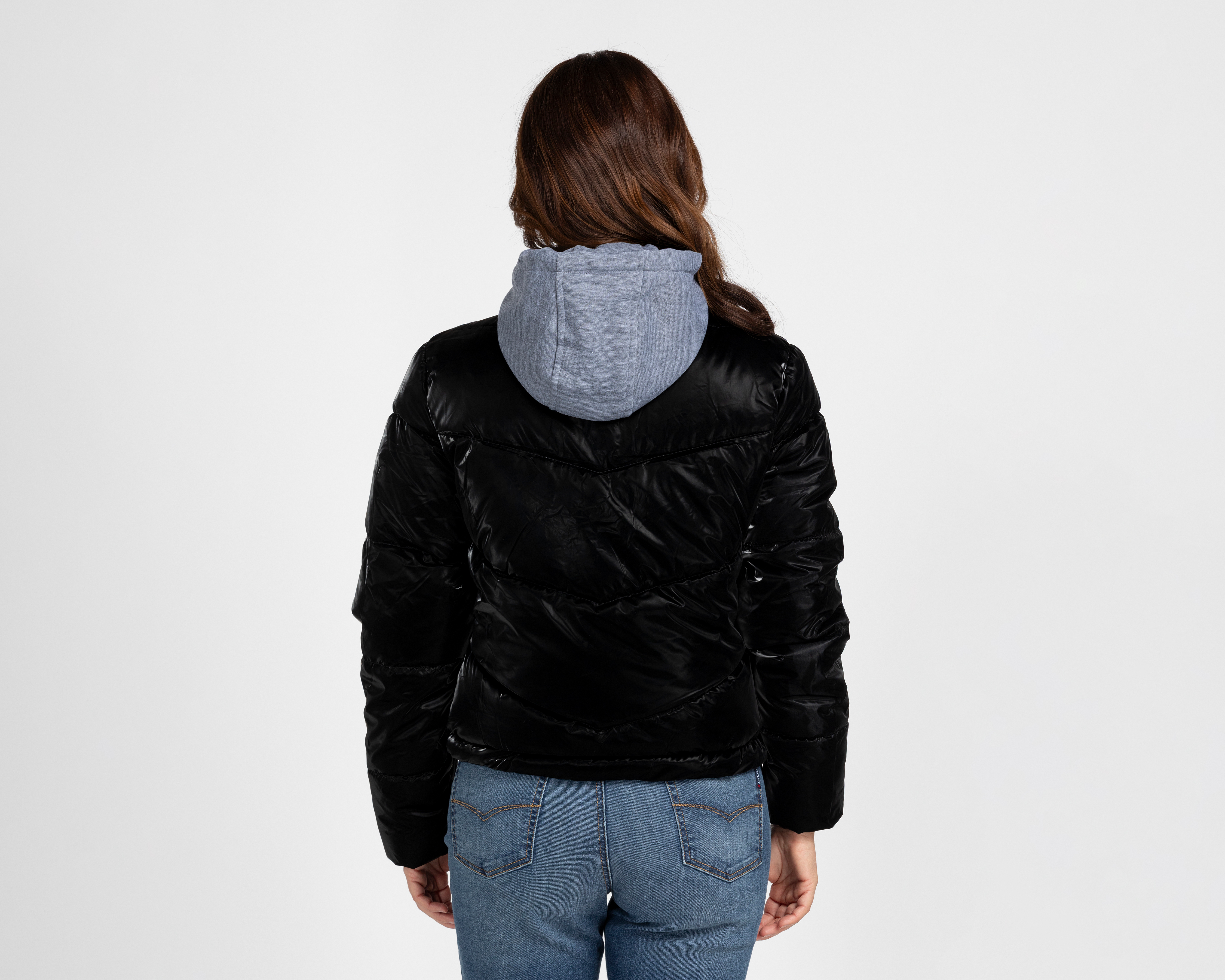 Foto 3 | Foto 3 | Chamarra con Capucha Roosevelt para Mujer