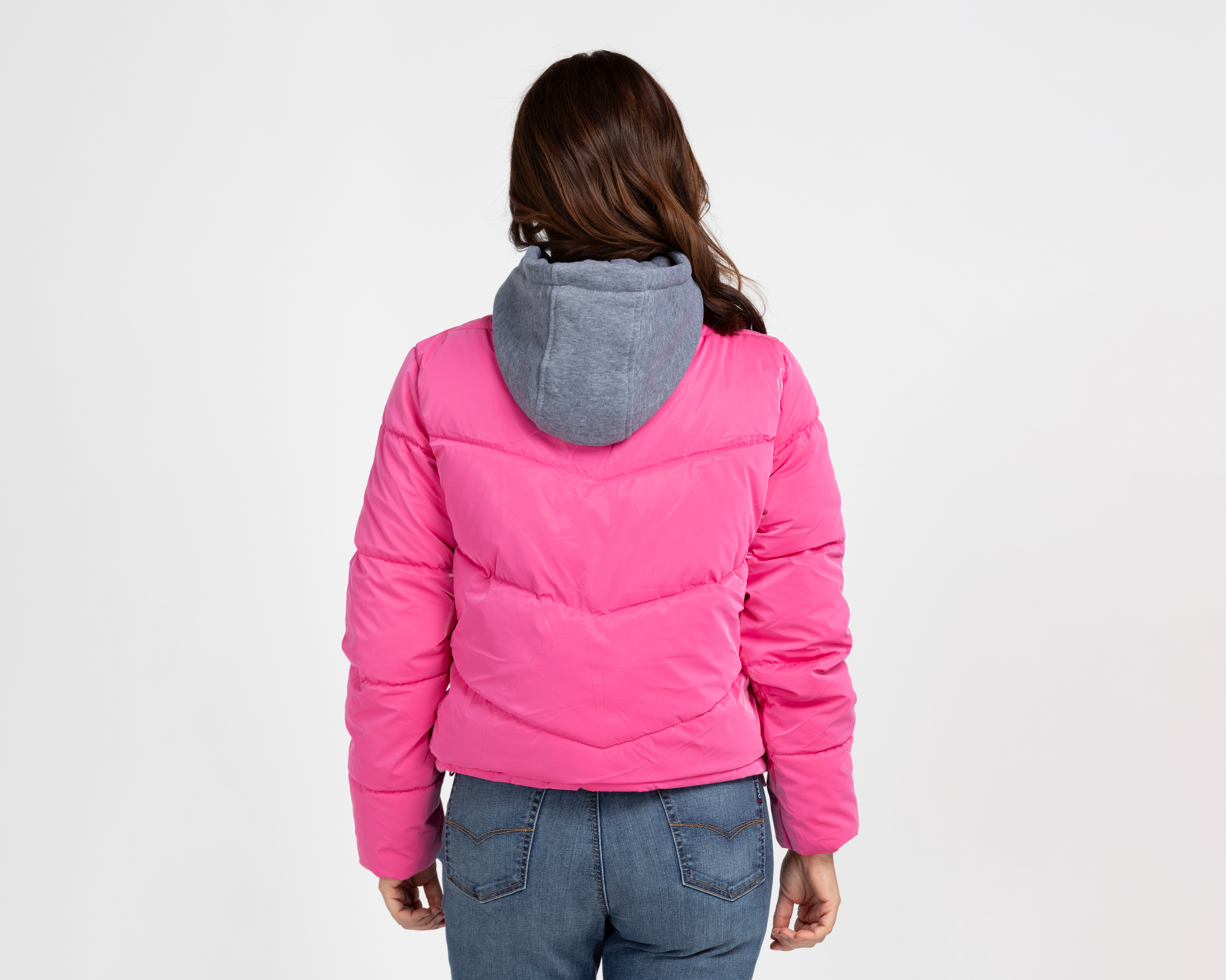 Foto 4 pulgar | Foto 3 | Chamarra con Capucha Roosevelt para Mujer