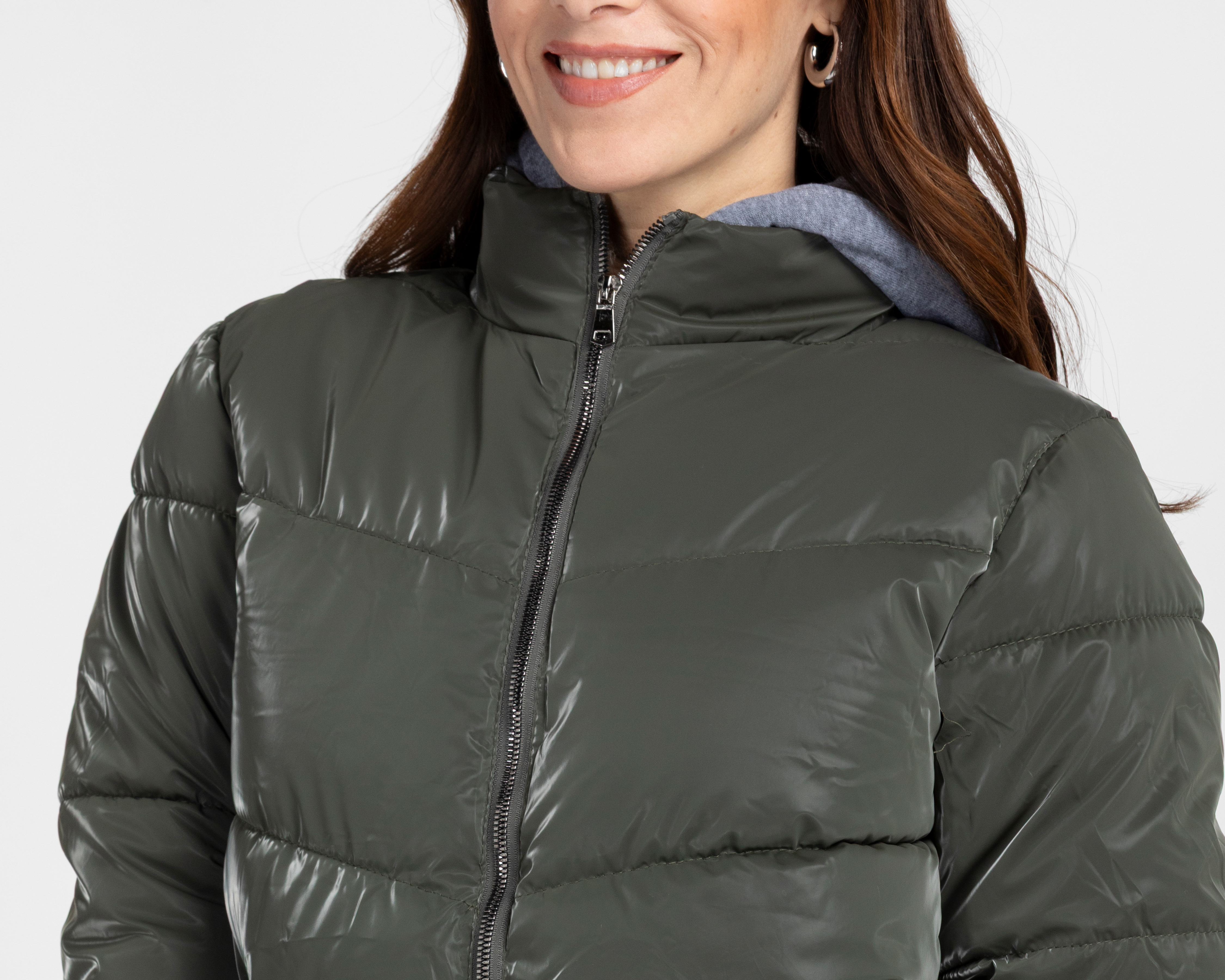 Foto 5 | Foto 5 | Chamarra con Capucha Roosevelt para Mujer