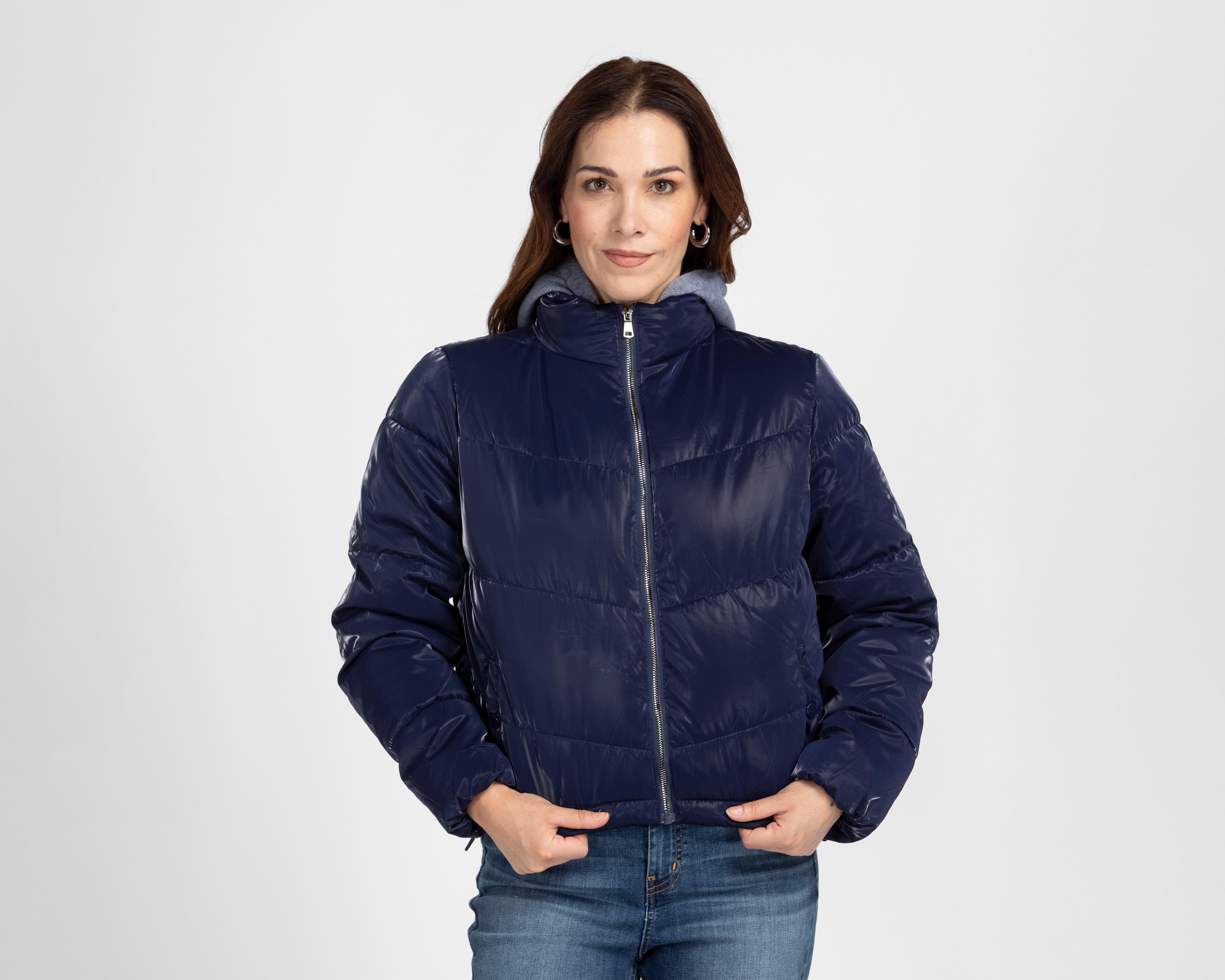 Chamarra con Capucha Roosevelt para Mujer