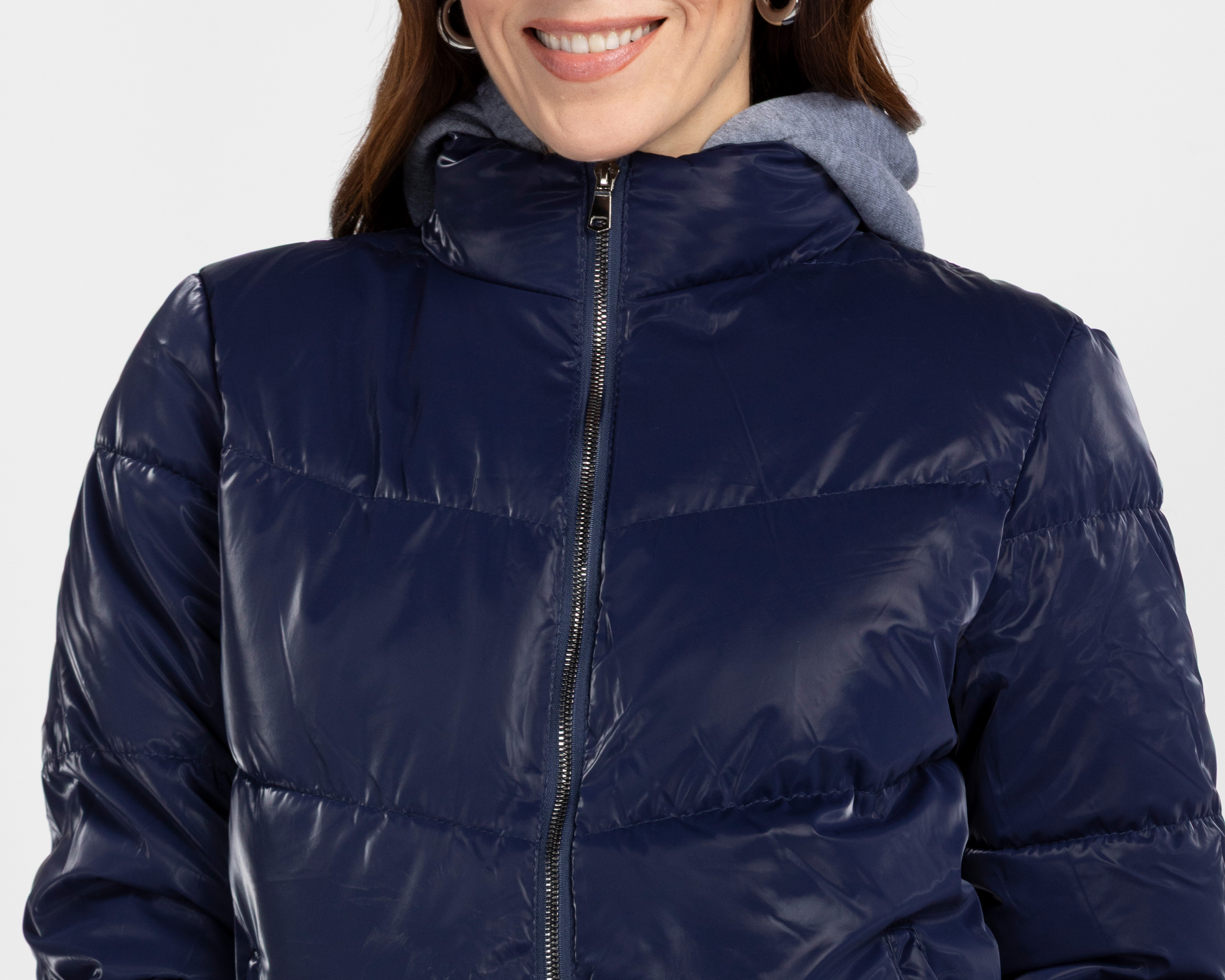 Foto 6 pulgar | Foto 5 | Chamarra con Capucha Roosevelt para Mujer