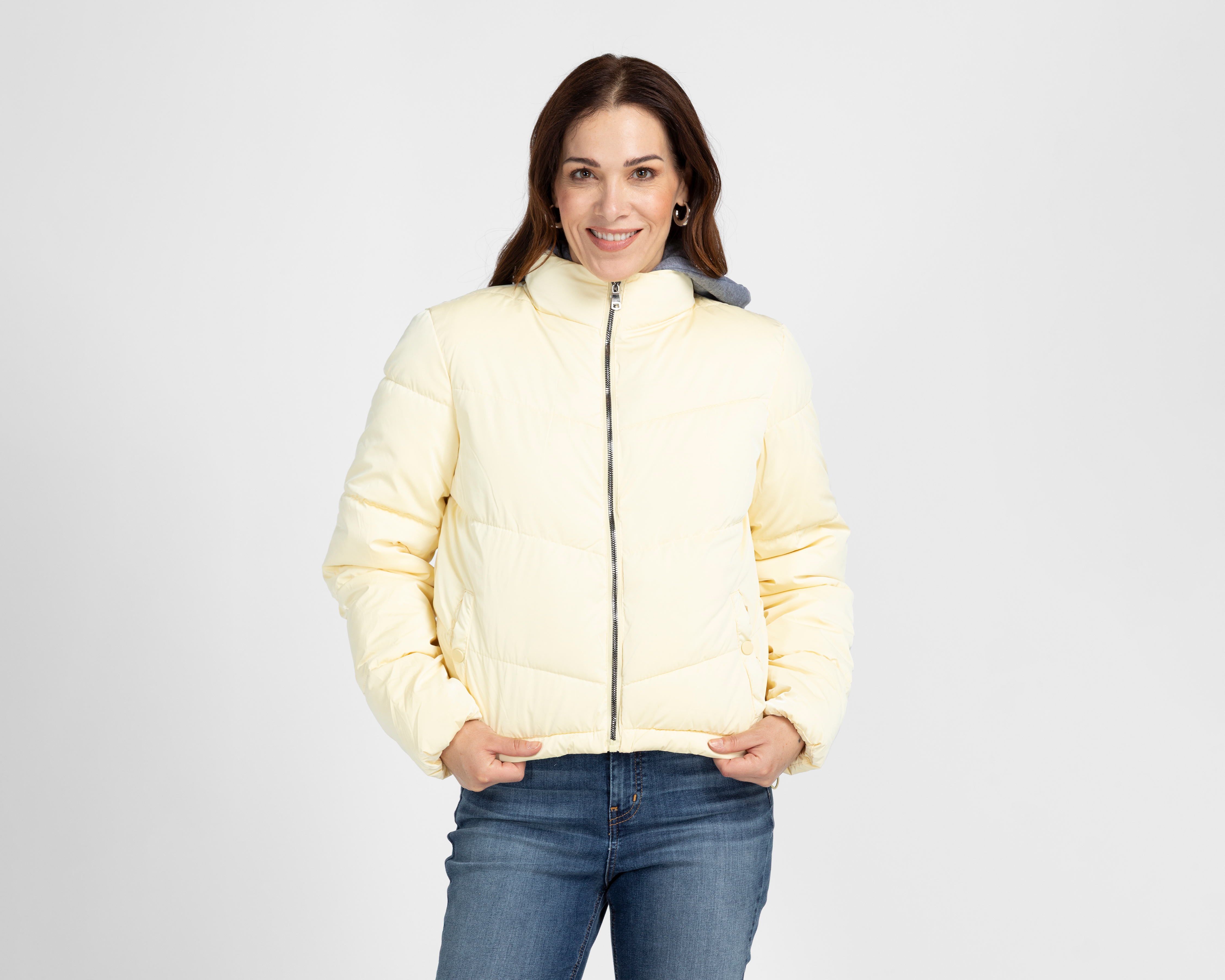 Chamarra con Capucha Roosevelt para Mujer