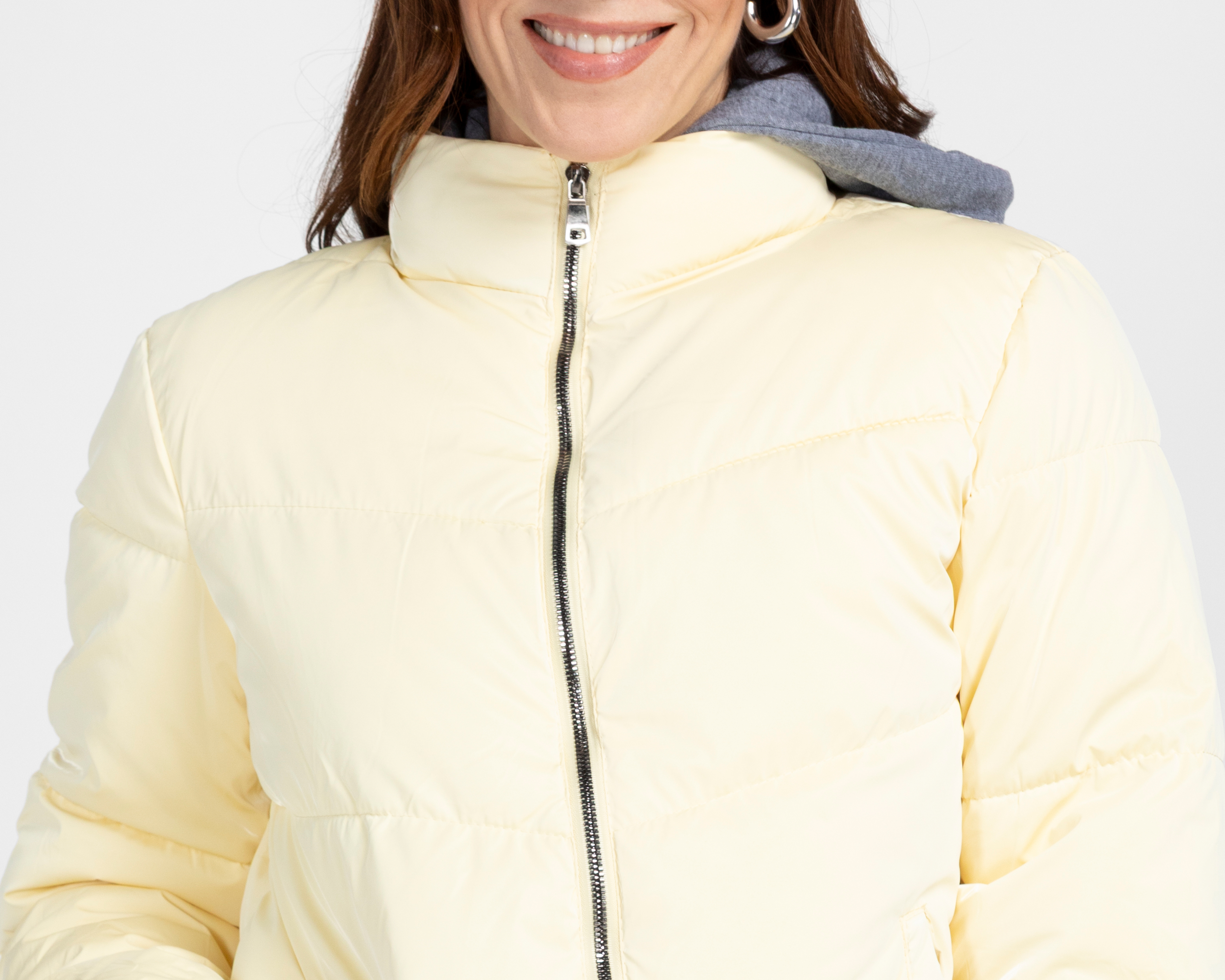 Foto 6 pulgar | Foto 5 | Chamarra con Capucha Roosevelt para Mujer