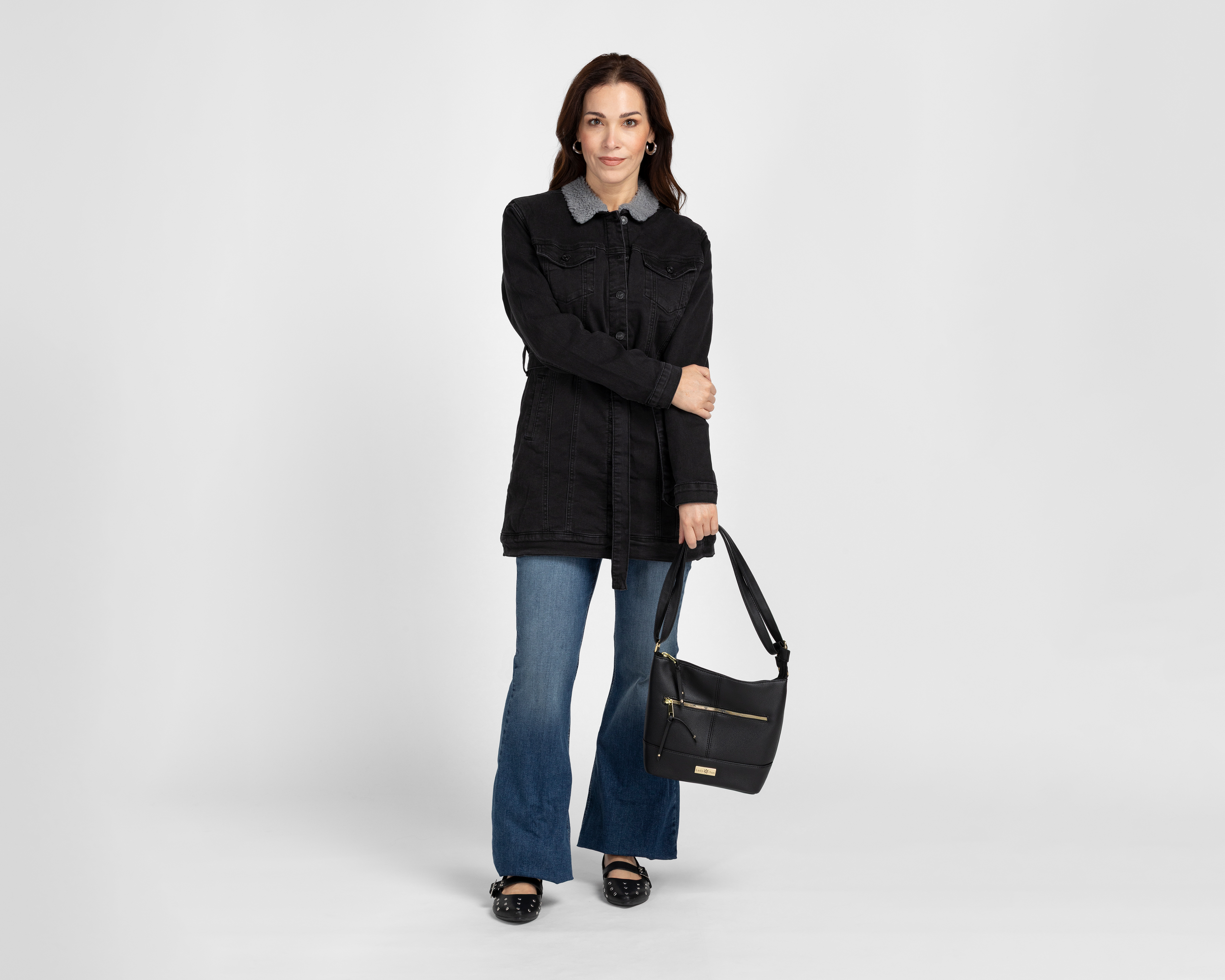 Foto 2 | Foto 2 | Chamarra Negra Roosevelt para Mujer