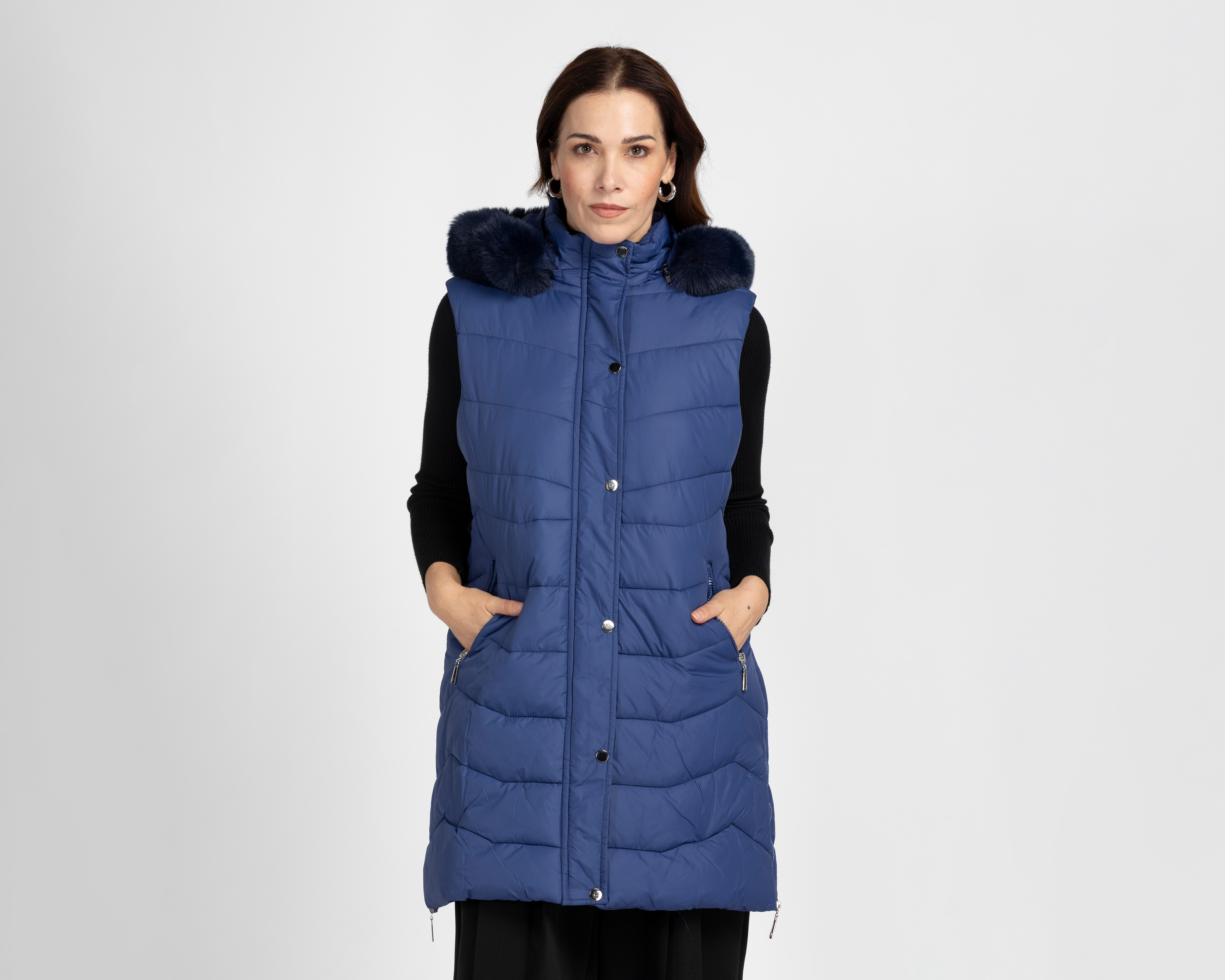 Chaleco Largo Roosevelt para Mujer