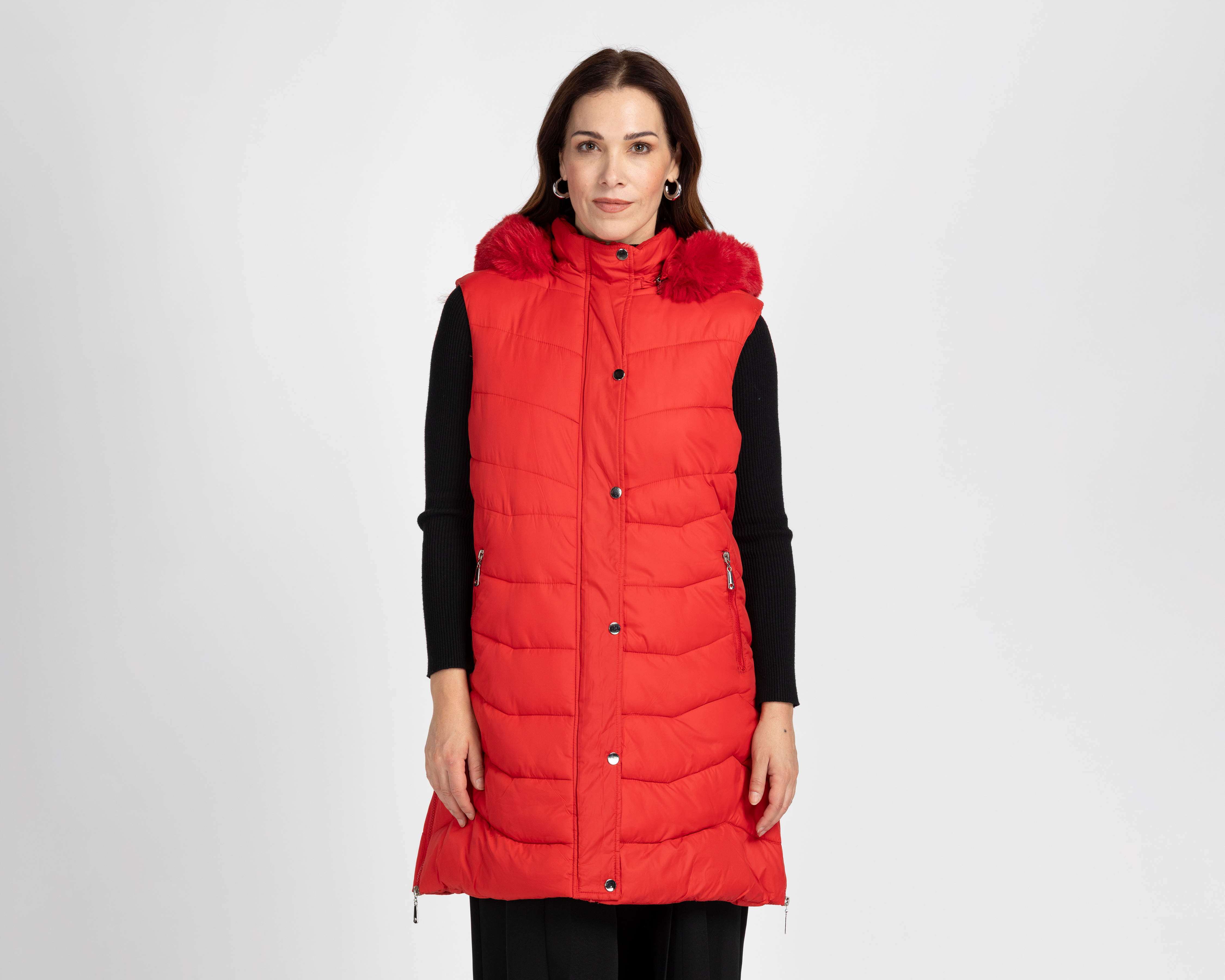 Chaleco Largo Roosevelt para Mujer