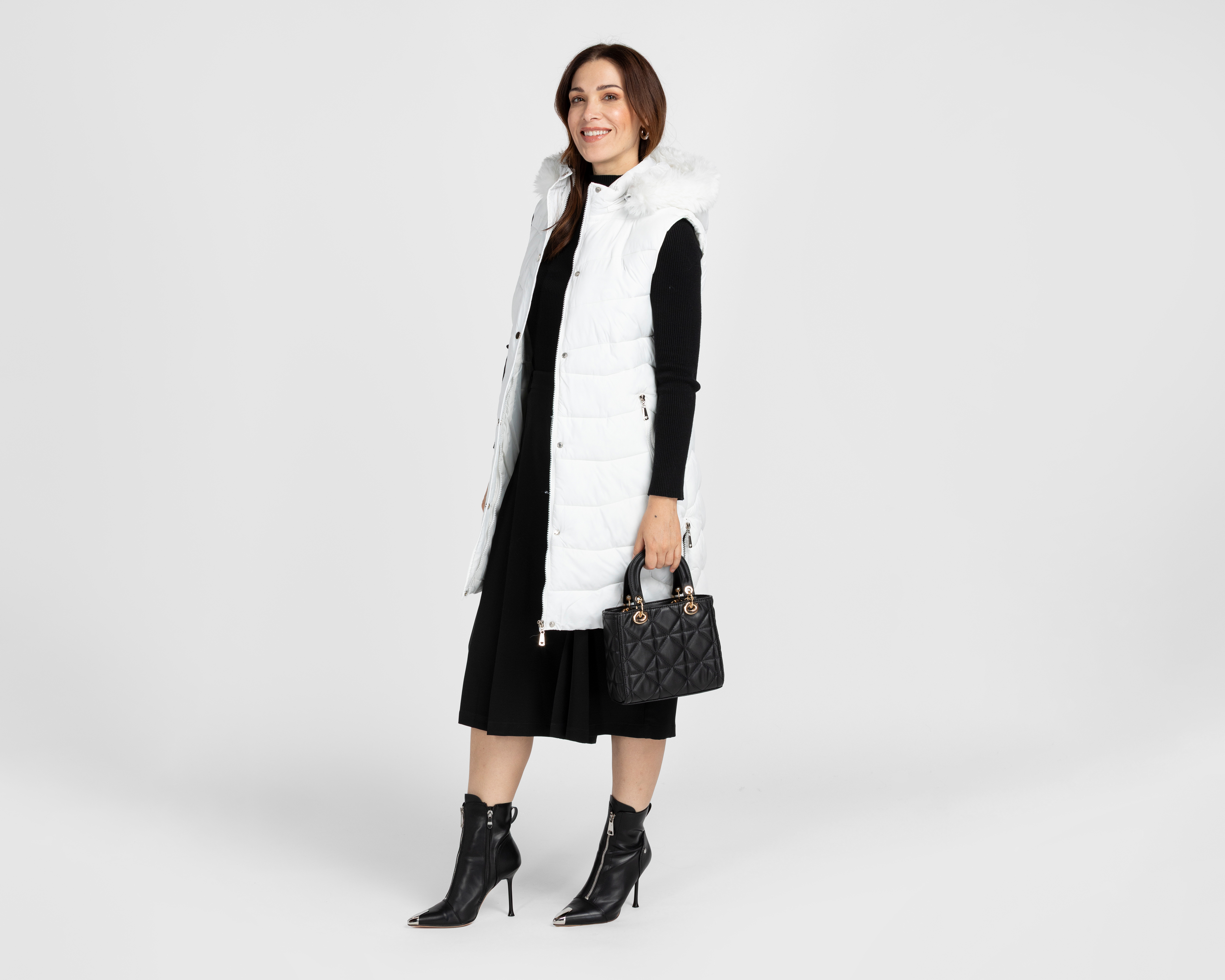 Foto 3 pulgar | Foto 2 | Chaleco Largo Roosevelt para Mujer