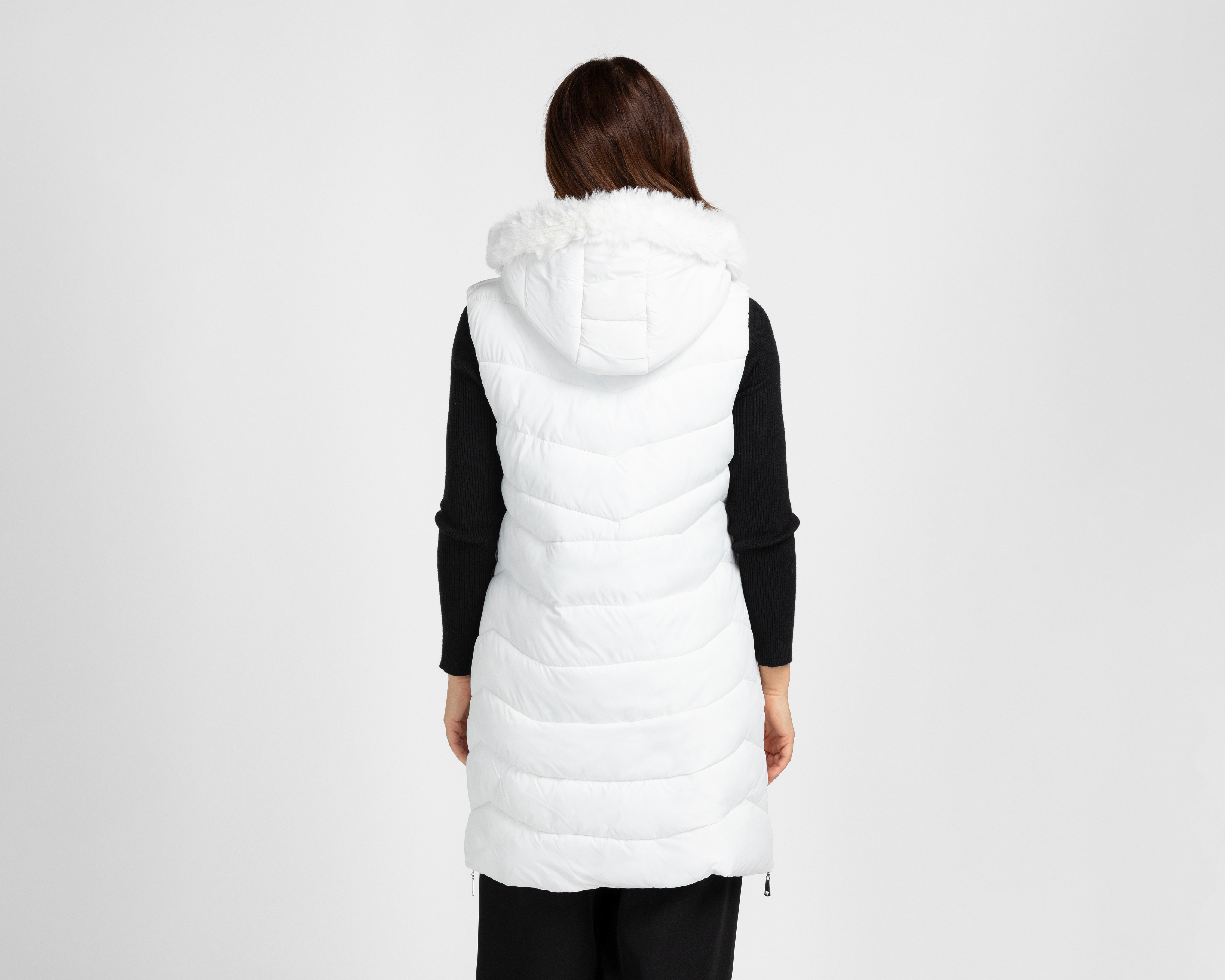 Foto 4 pulgar | Foto 3 | Chaleco Largo Roosevelt para Mujer