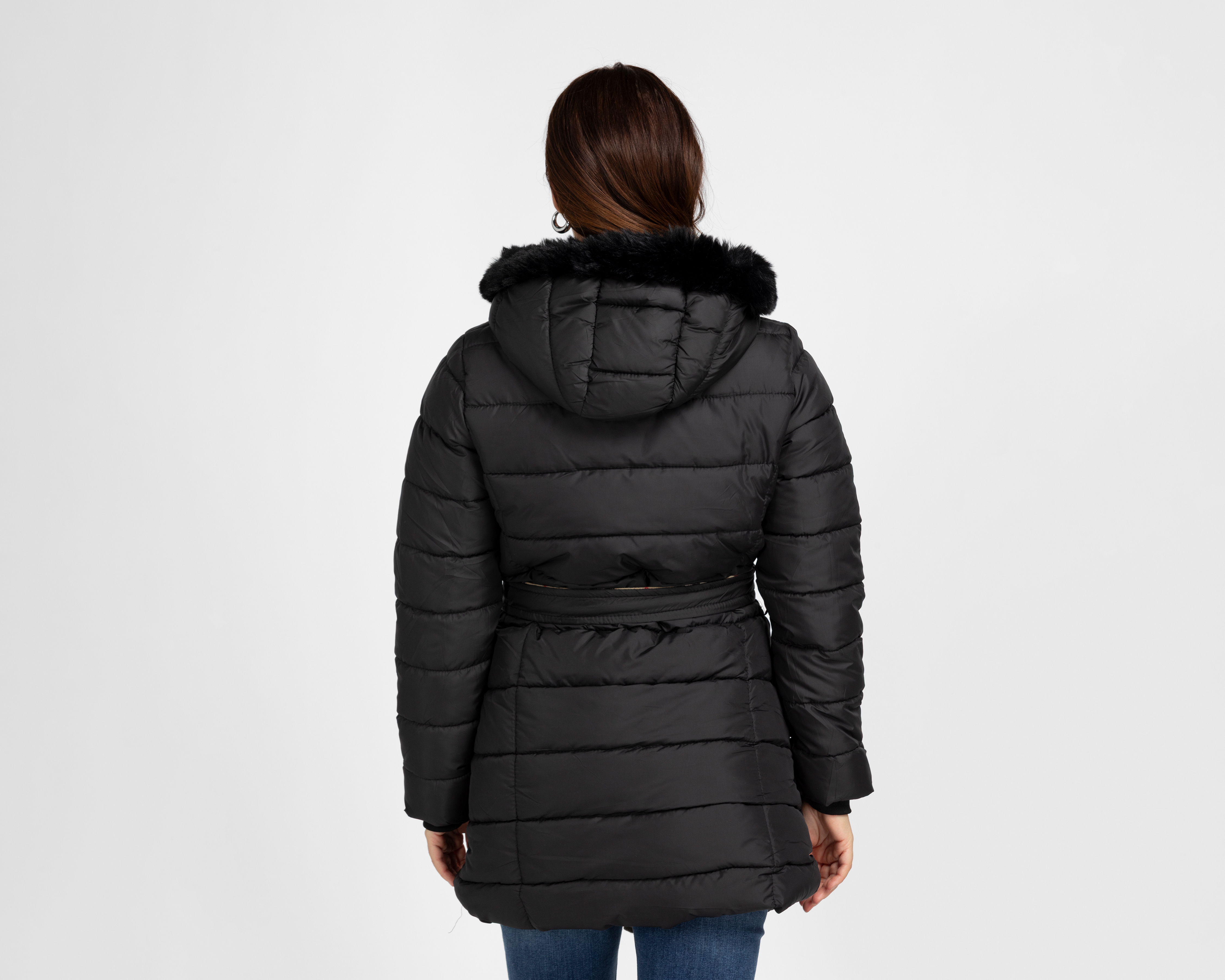 Foto 4 pulgar | Foto 3 | Chamarra con Capucha Roosevelt para Mujer