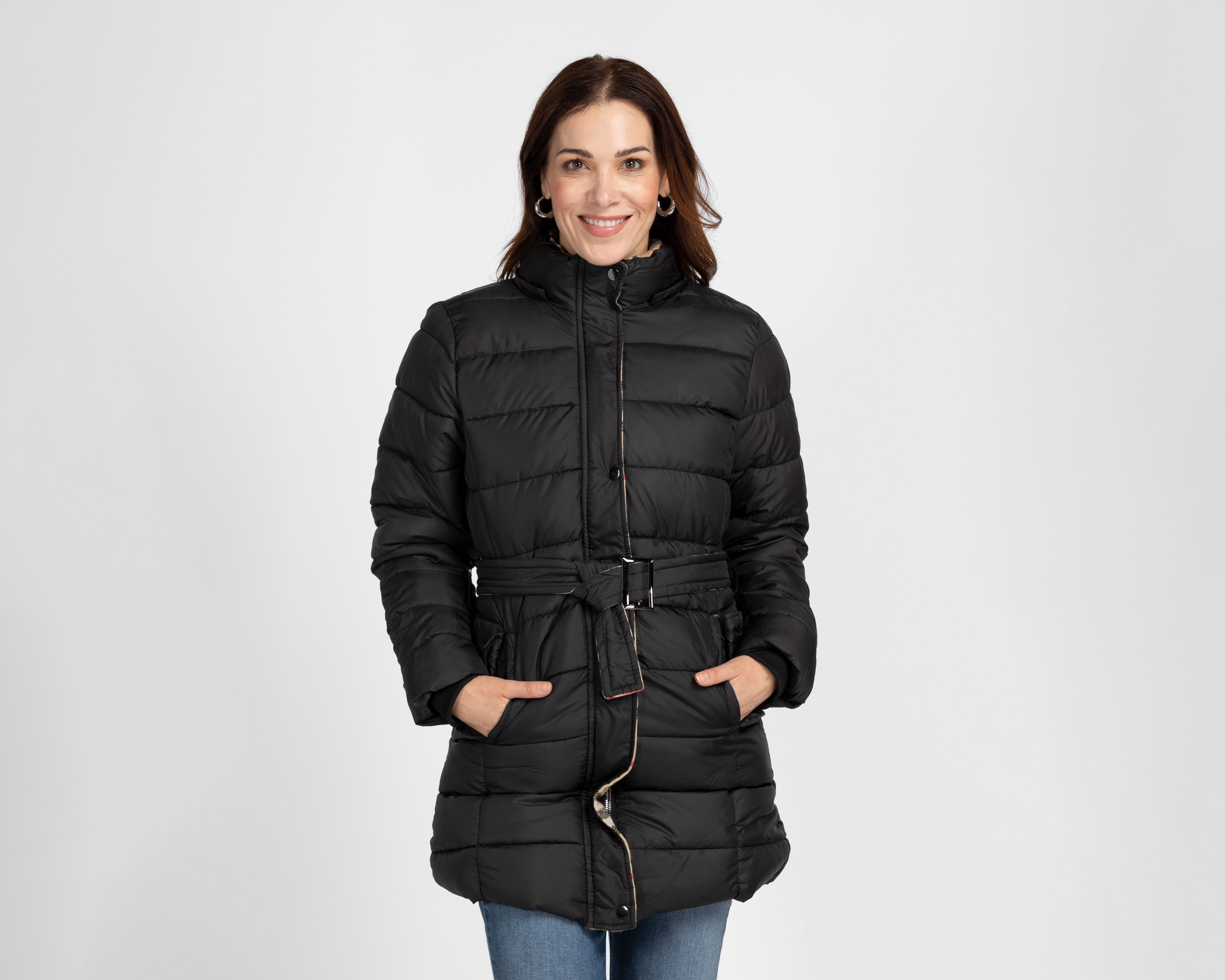 Foto 5 pulgar | Foto 4 | Chamarra con Capucha Roosevelt para Mujer