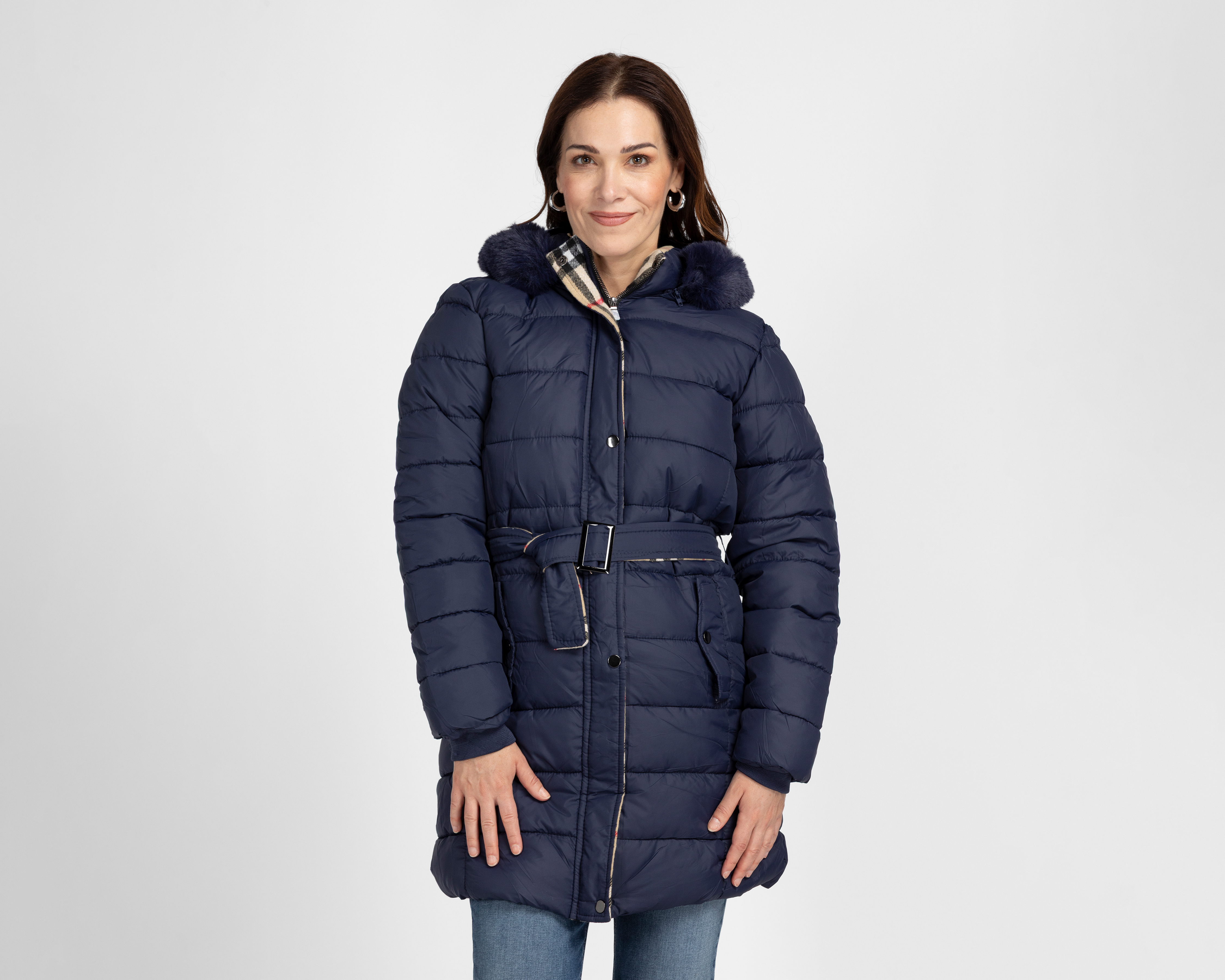 Chamarra con Capucha Roosevelt para Mujer