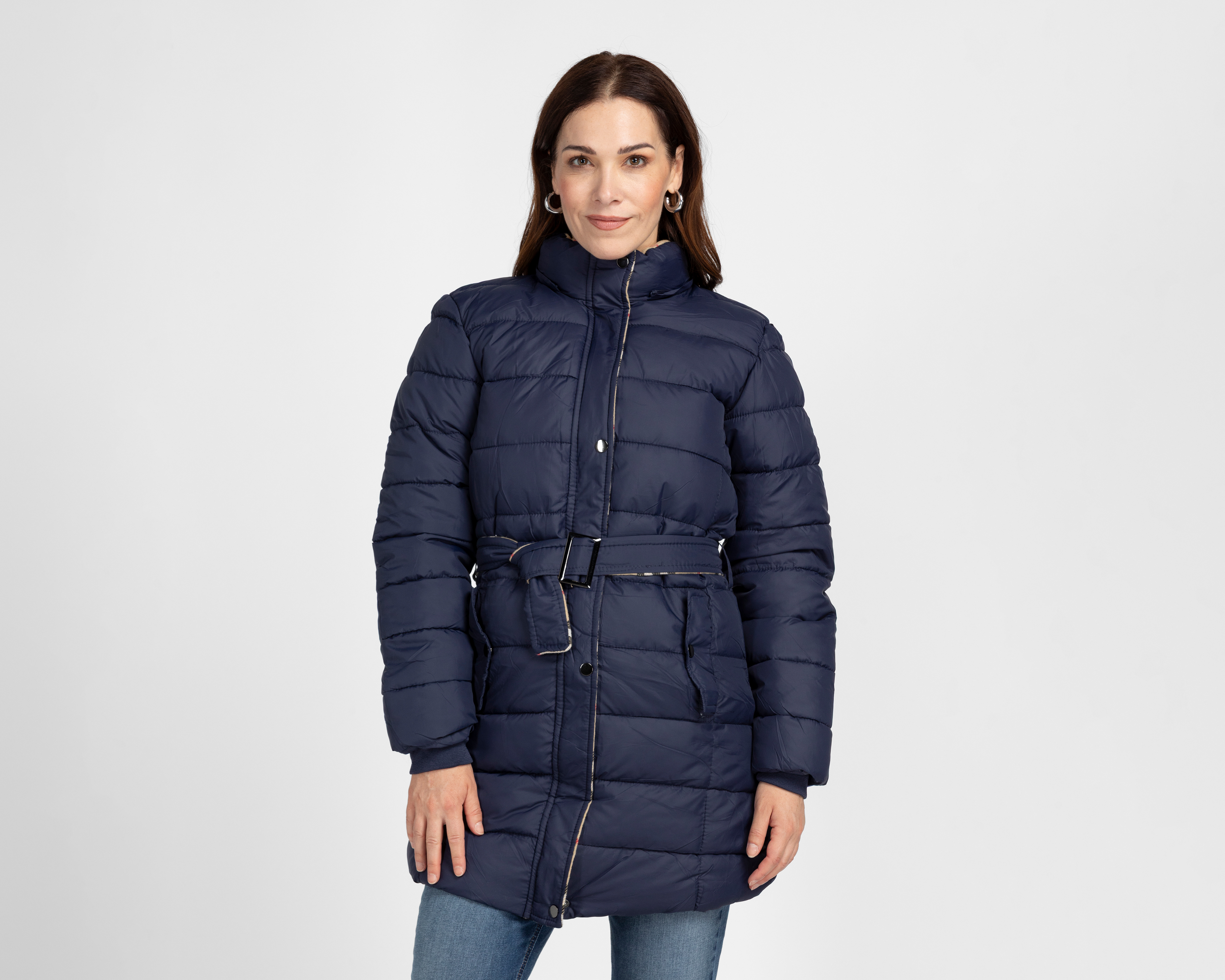 Foto 5 pulgar | Foto 4 | Chamarra con Capucha Roosevelt para Mujer