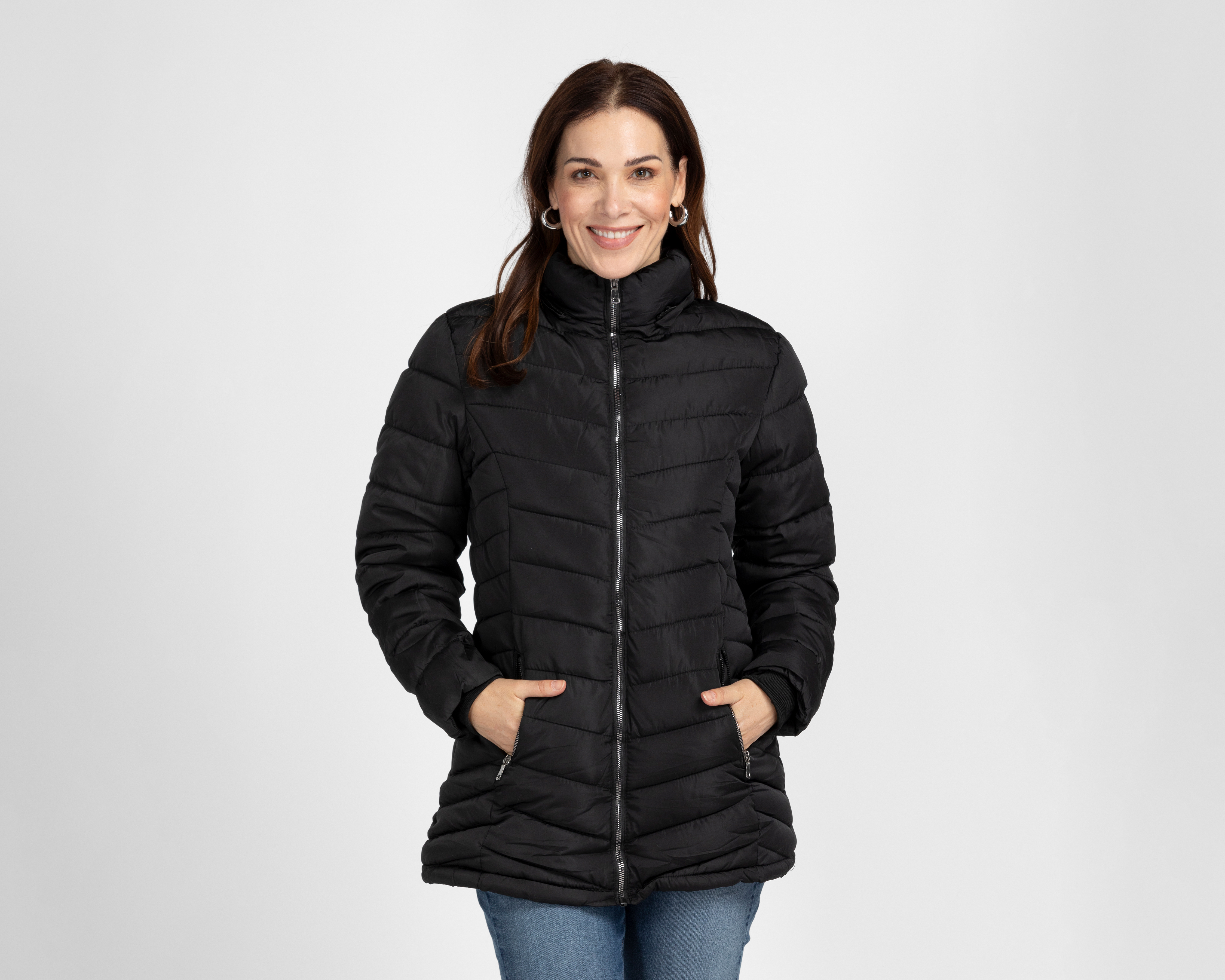 Foto 5 pulgar | Foto 4 | Chamarra Capitonada Roosevelt para Mujer