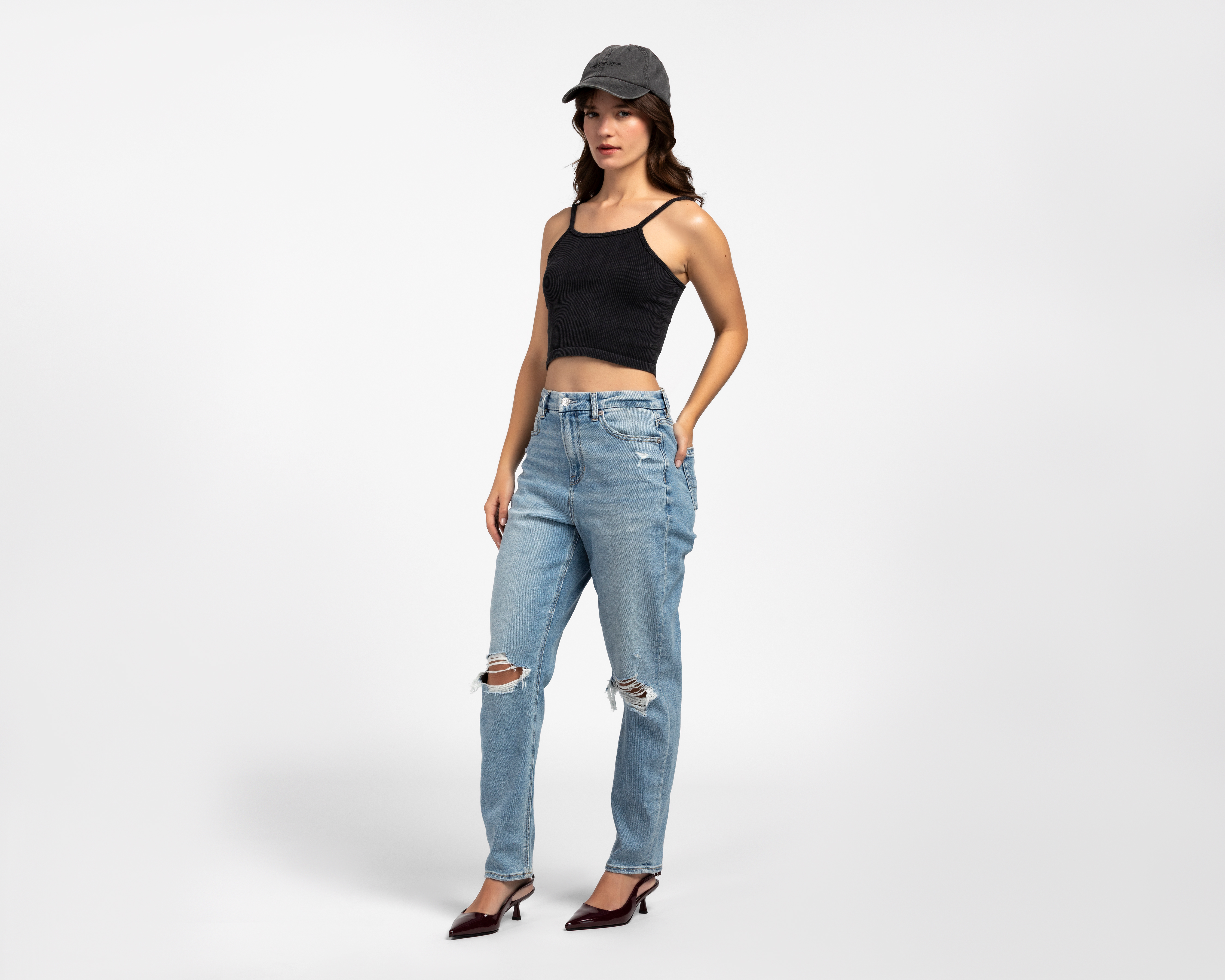 Foto 2 | Foto 2 | Jeans Mom American Eagle para Mujer