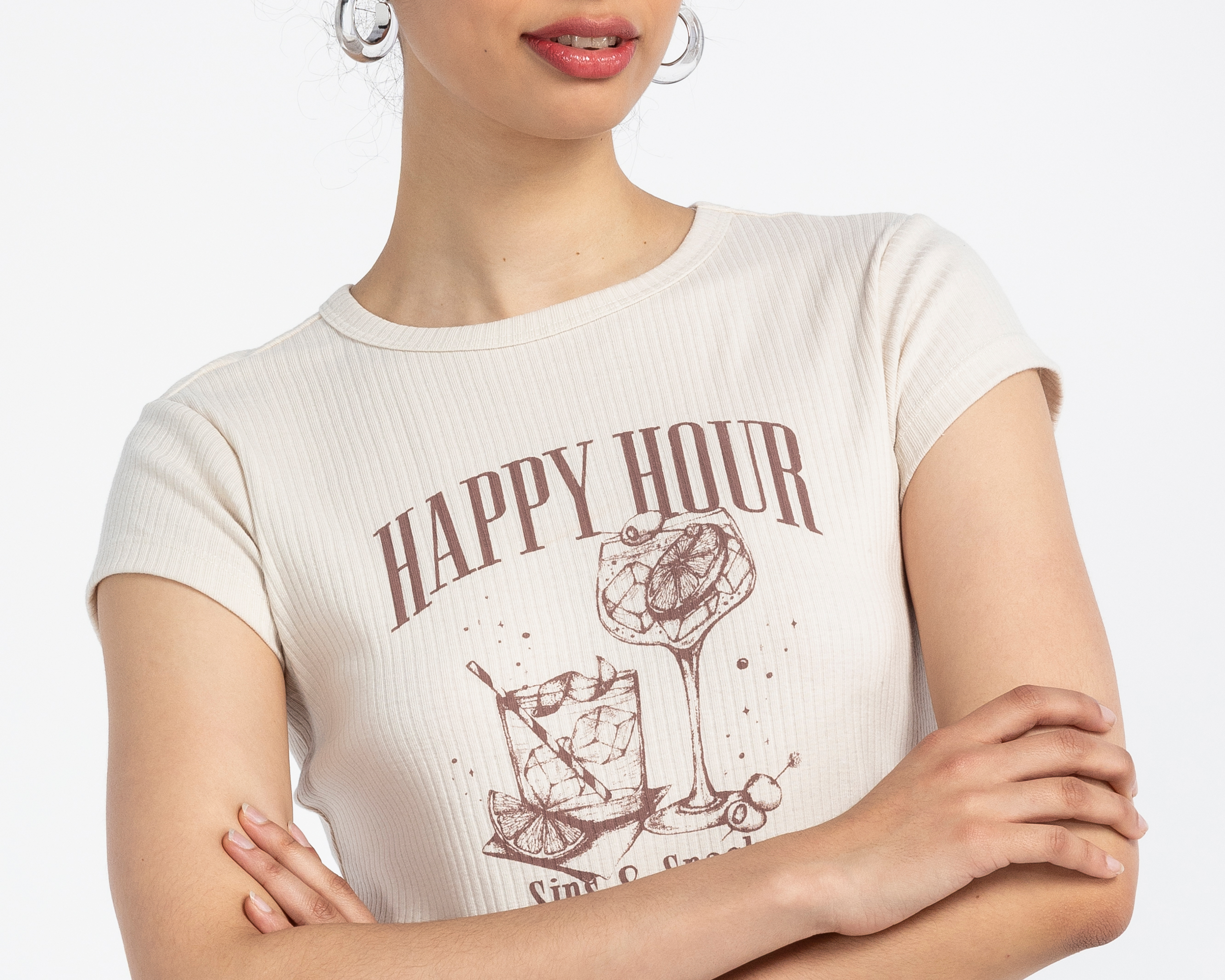 Foto 4 | Foto 4 | Playera Cuello Redondo Refill para Mujer