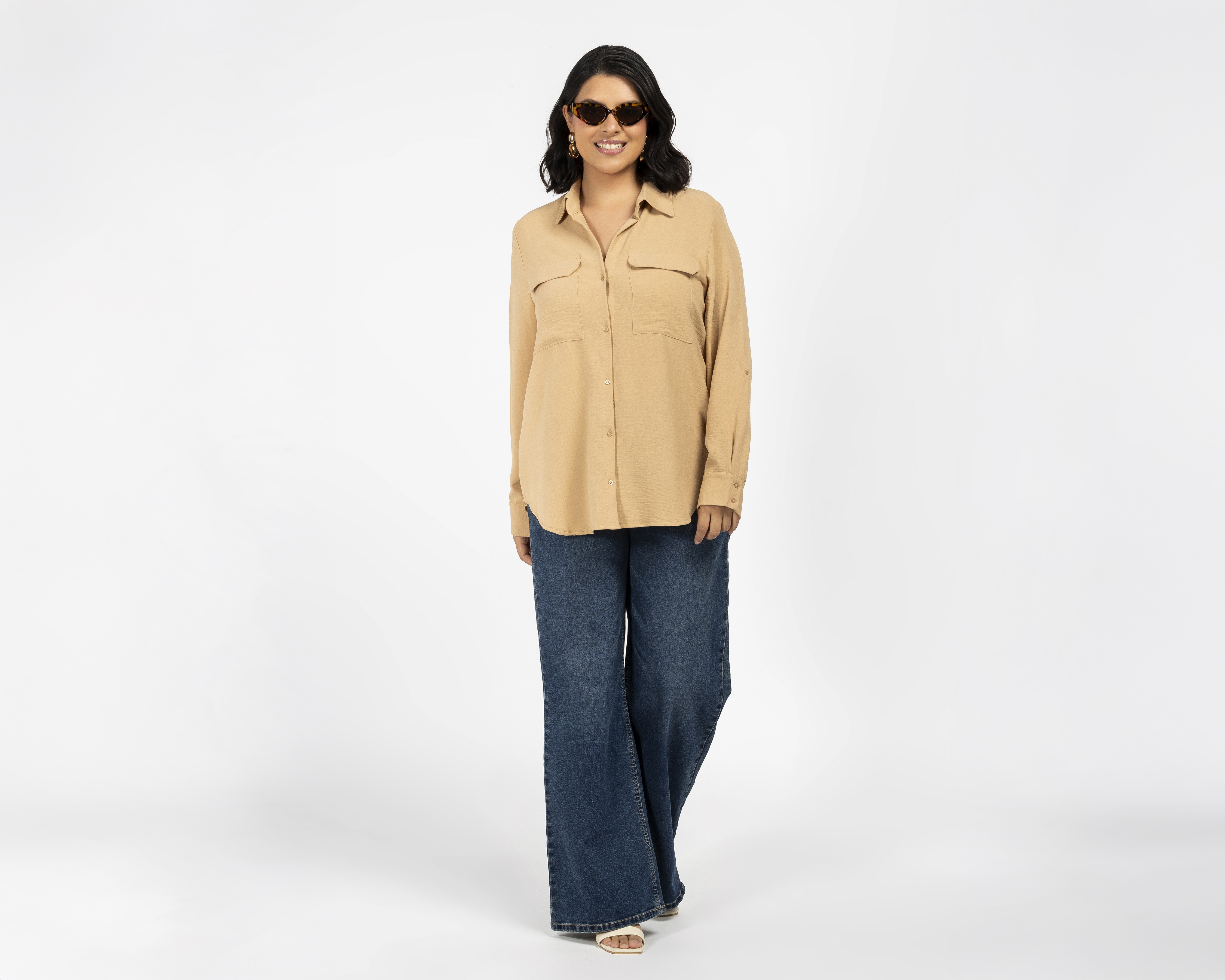 Foto 3 pulgar | Foto 2 | Blusa Manga Larga María Ferré para Mujer