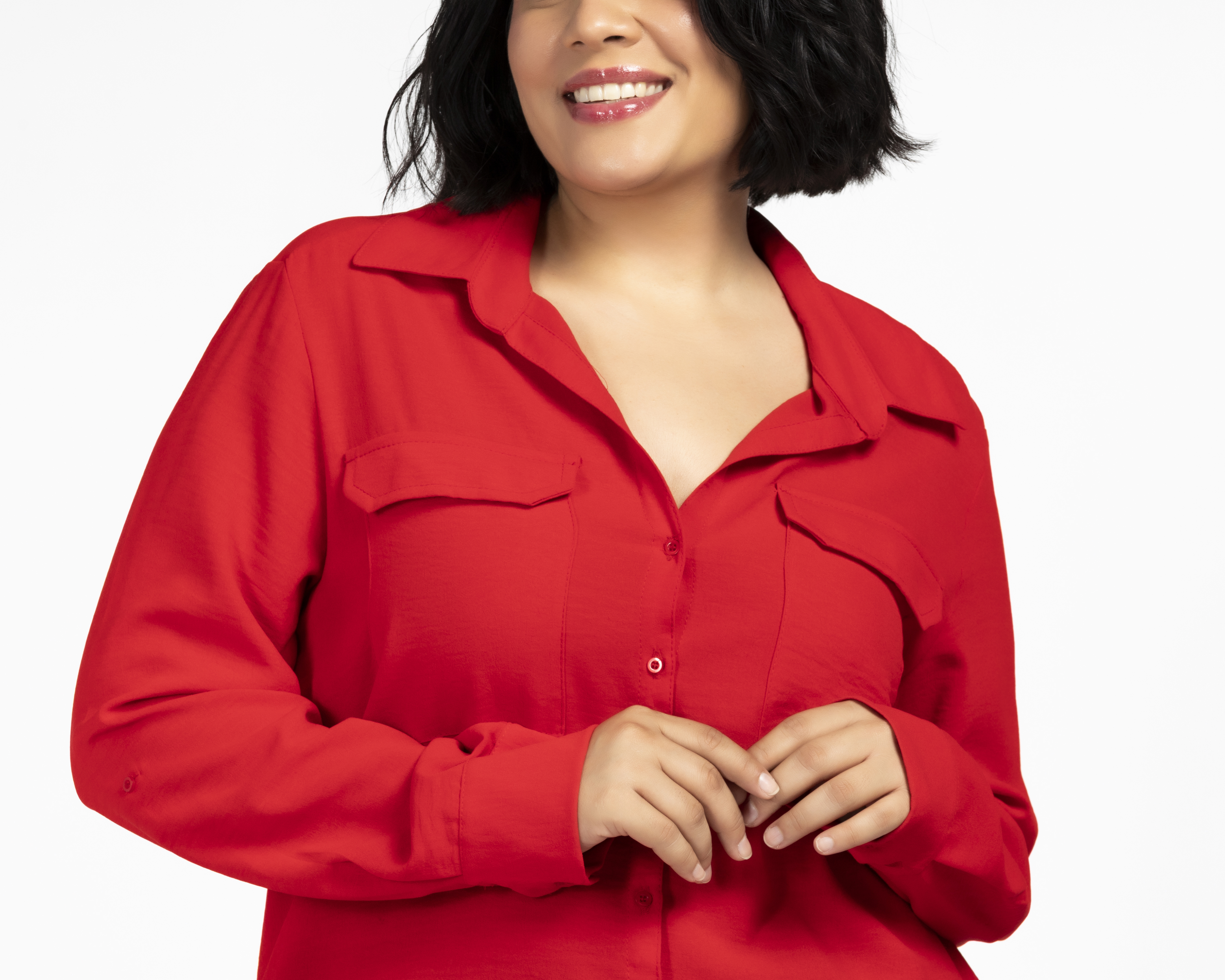 Foto 5 pulgar | Foto 4 | Blusa Rojo María Ferré para Mujer