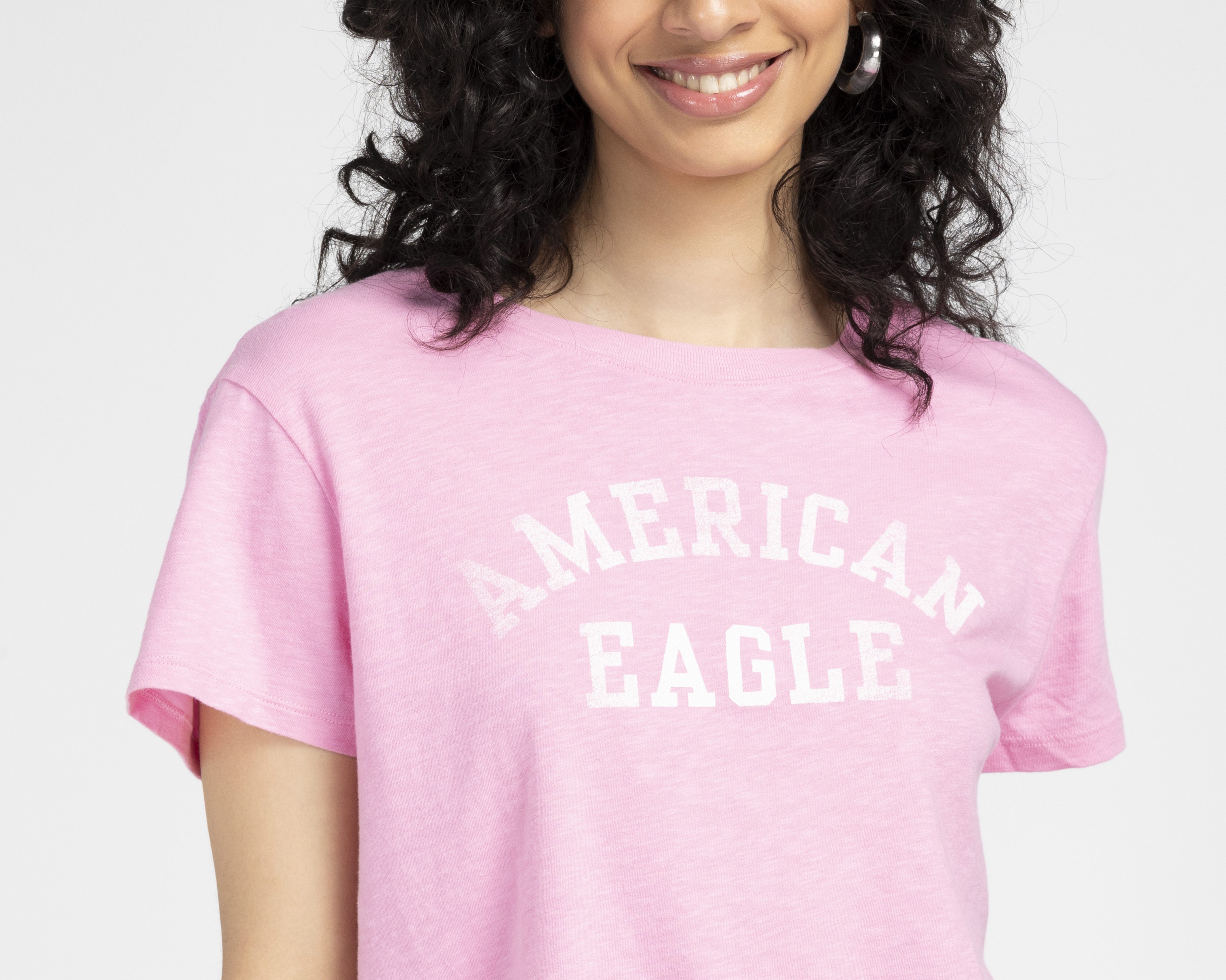 Foto 5 pulgar | Foto 4 | Playera Manga Corta American Eagle para Mujer