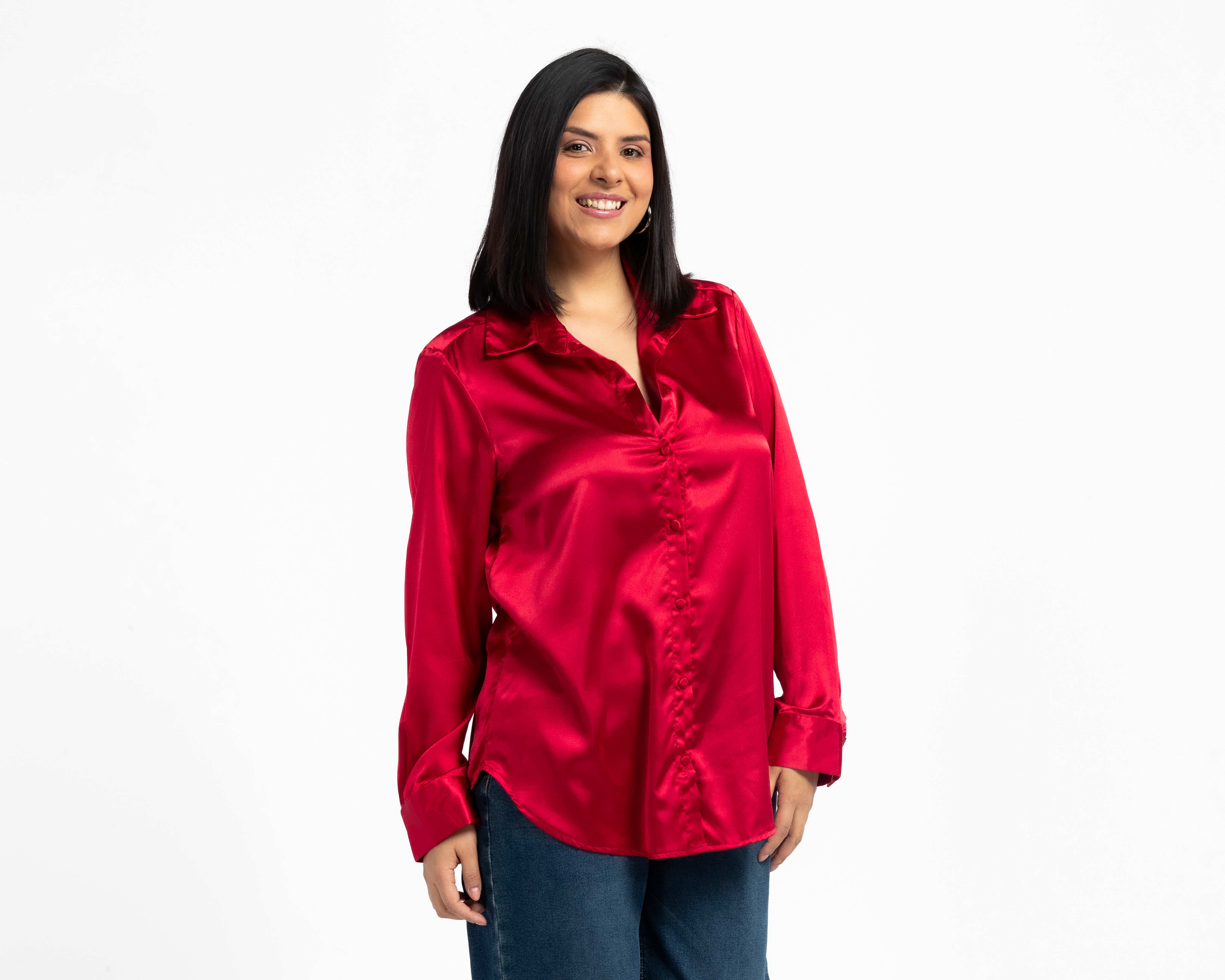 Blusa Satinada María Ferré para Mujer