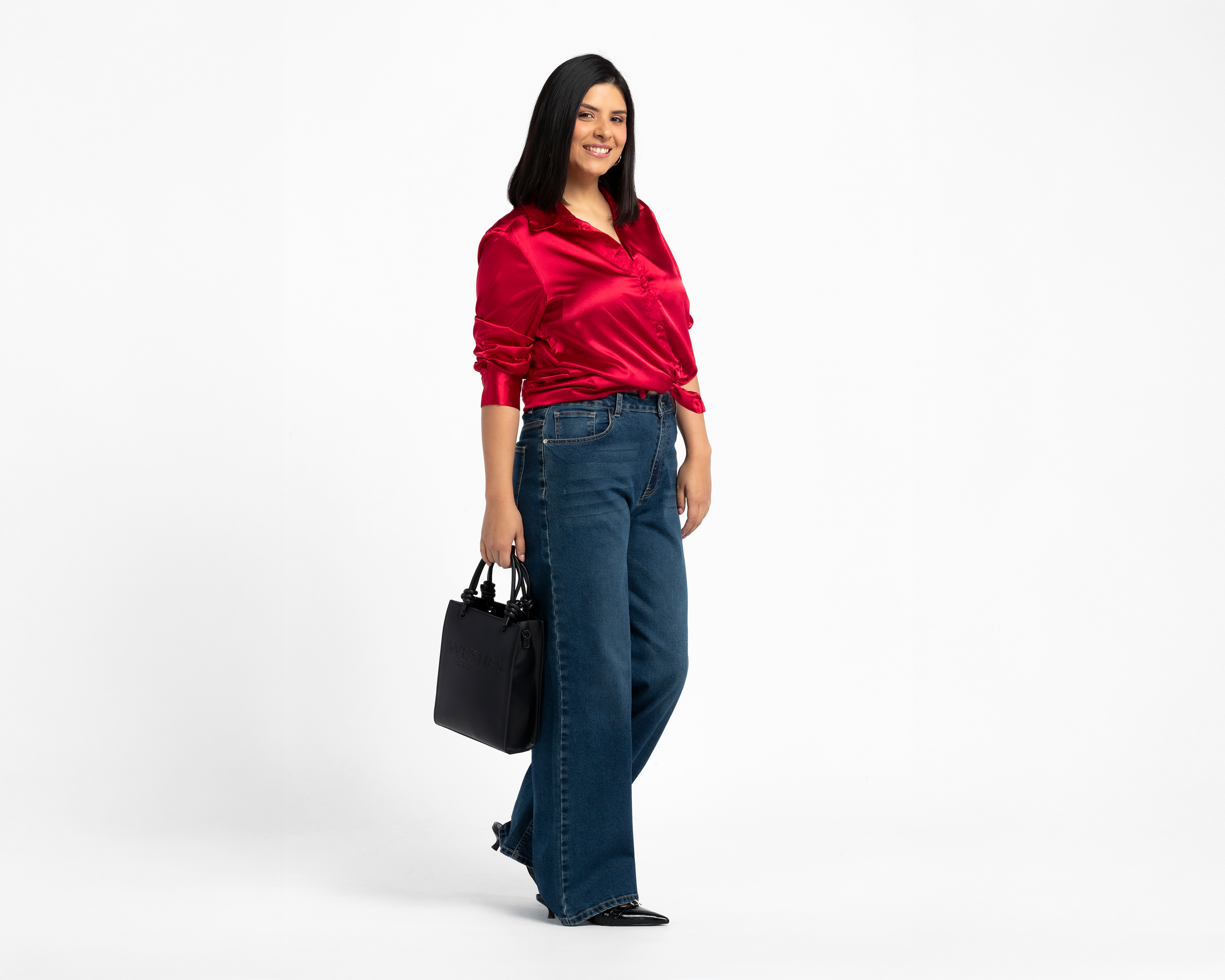 Foto 3 pulgar | Foto 2 | Blusa Satinada María Ferré para Mujer