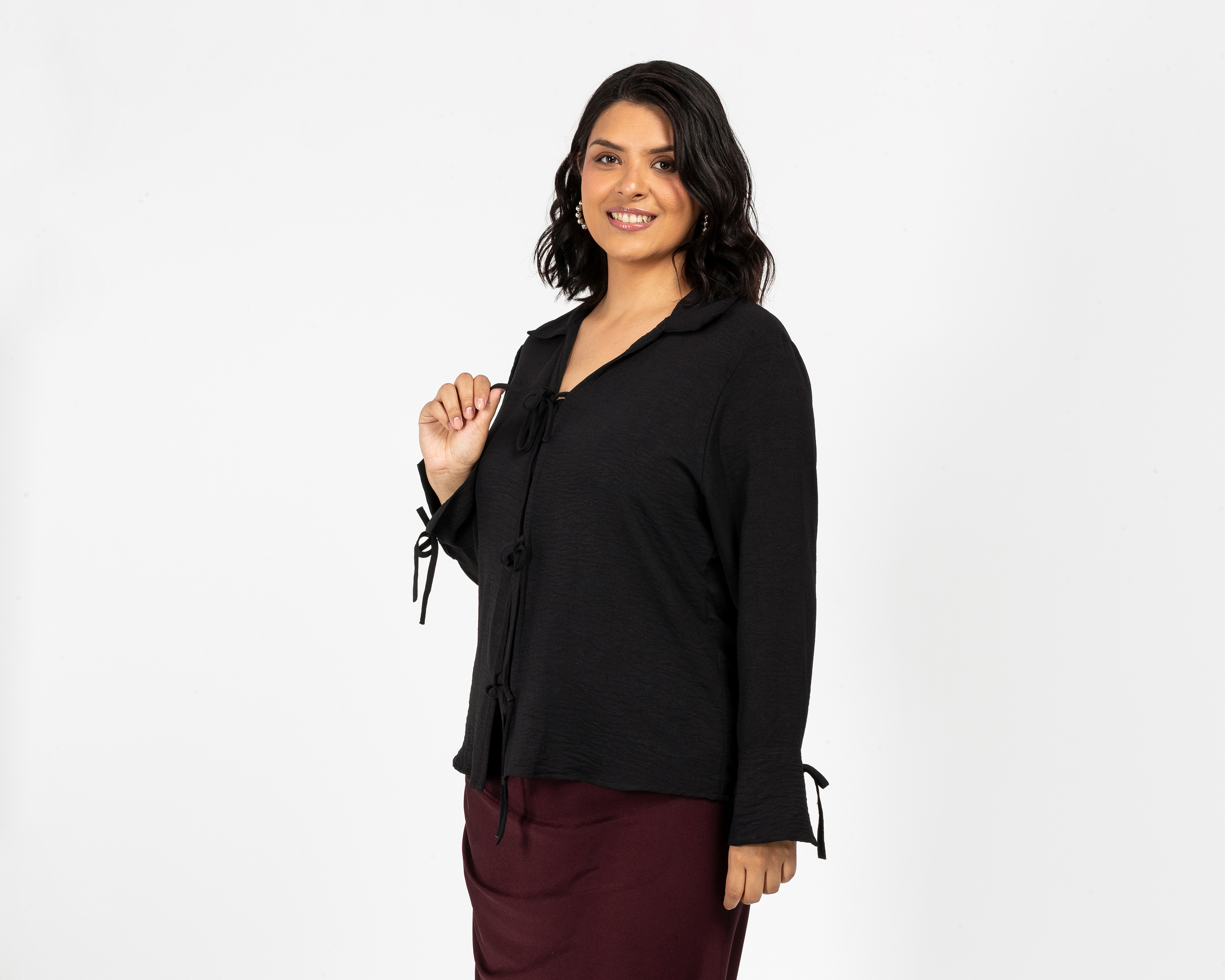 Blusa Manga Larga María Ferré para Mujer