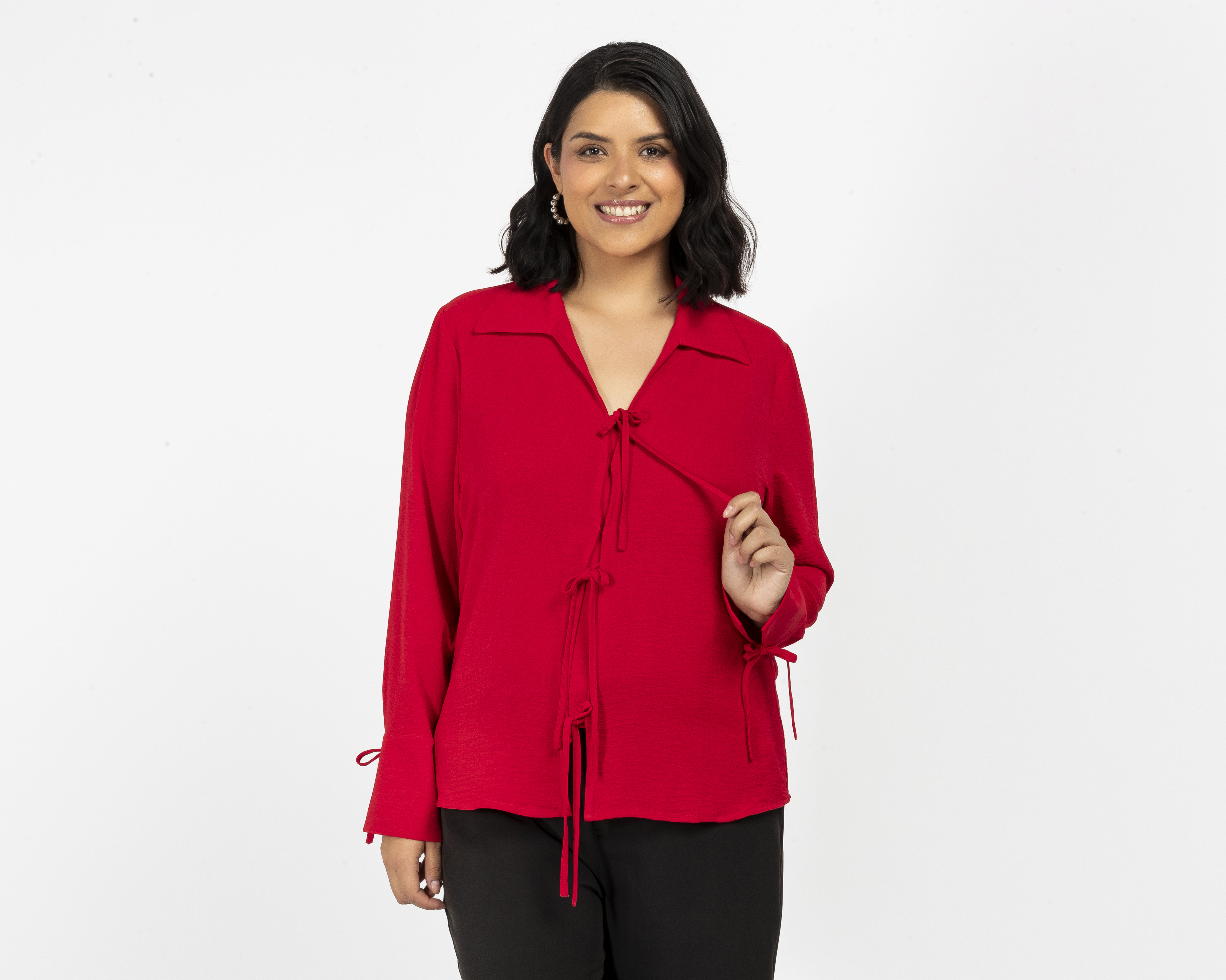 Blusa Manga Larga María Ferré para Mujer