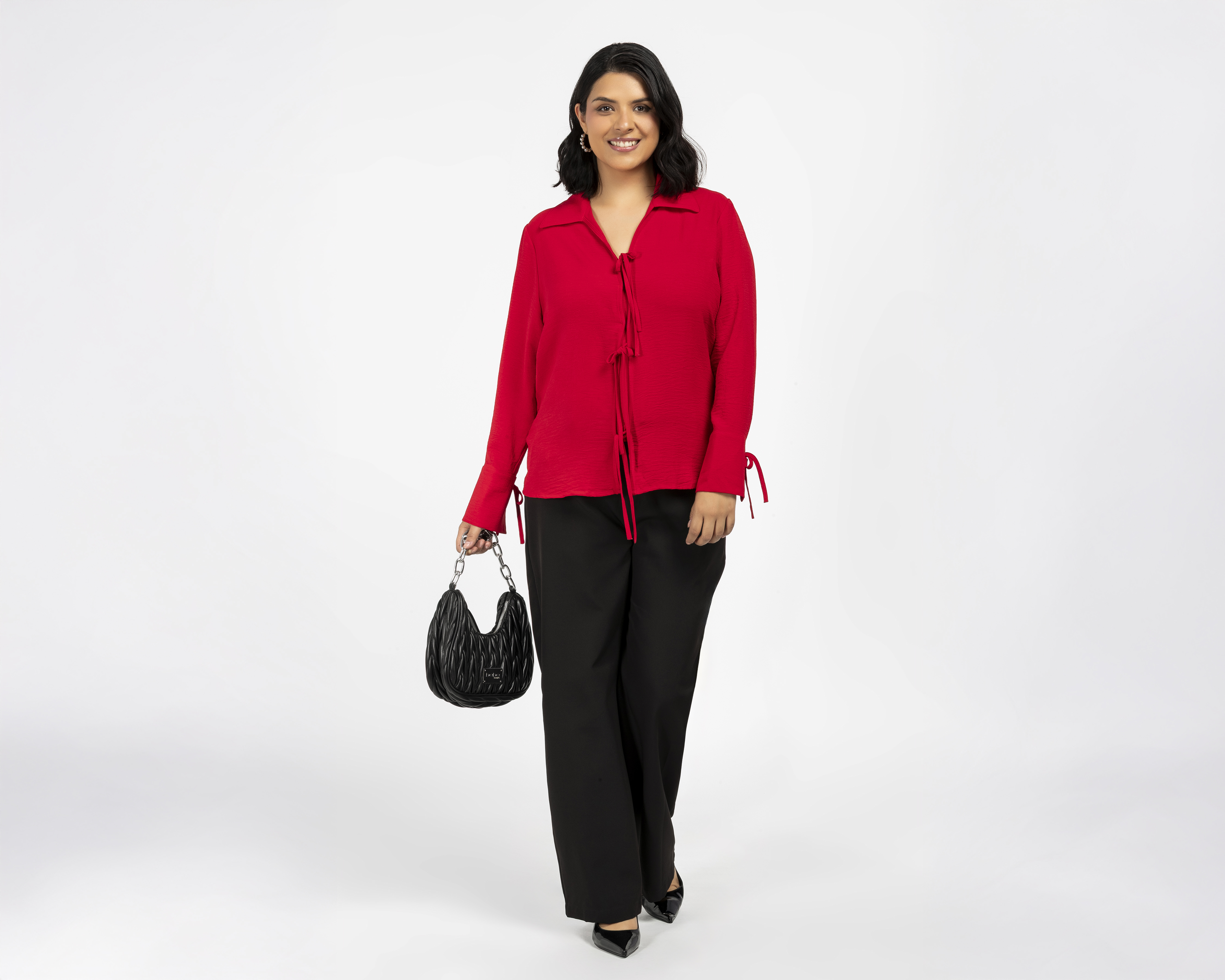 Foto 3 pulgar | Foto 2 | Blusa Manga Larga María Ferré para Mujer