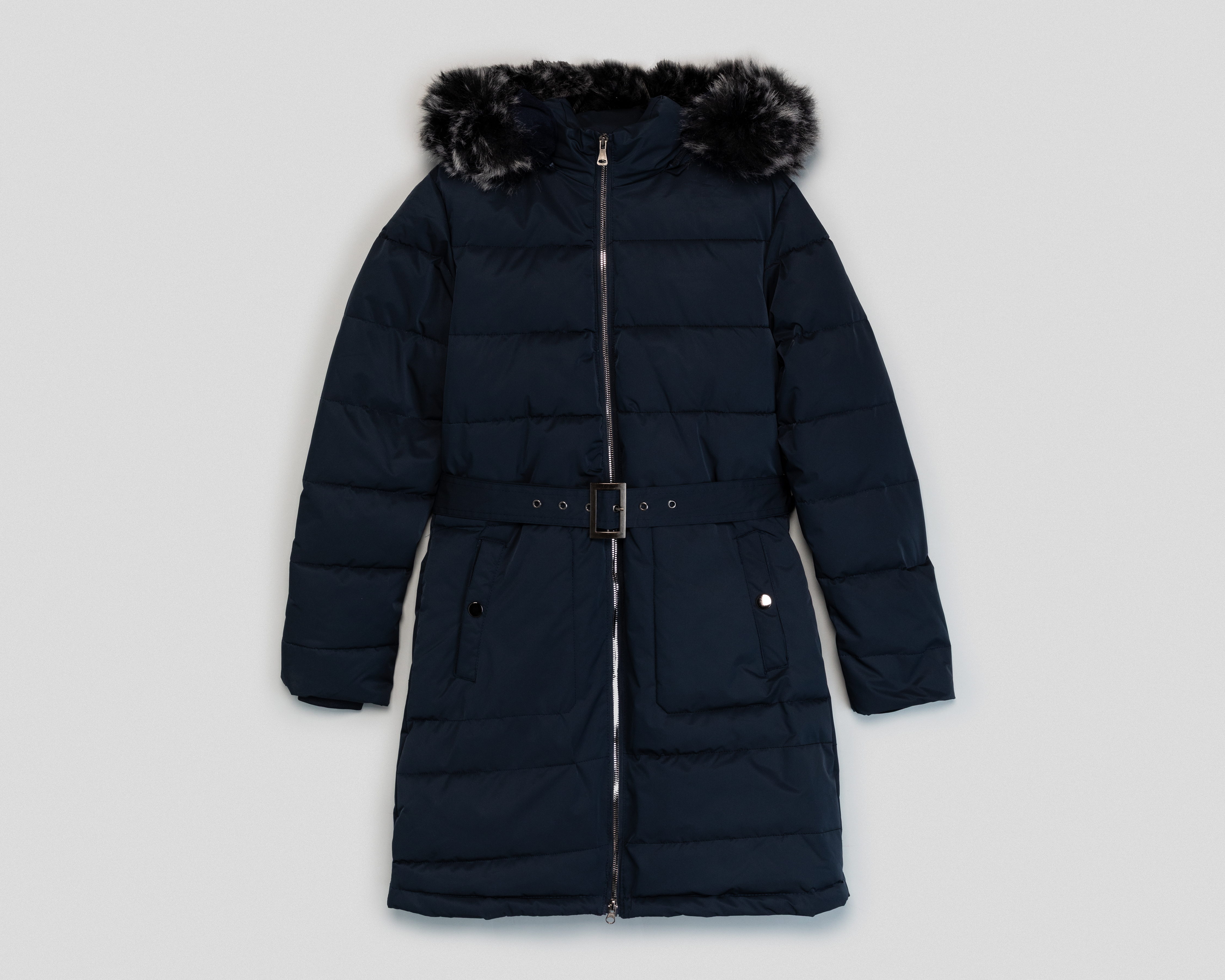 Foto 2 pulgar | Foto 1 | Chamarra Azul Ann Miller para Mujer