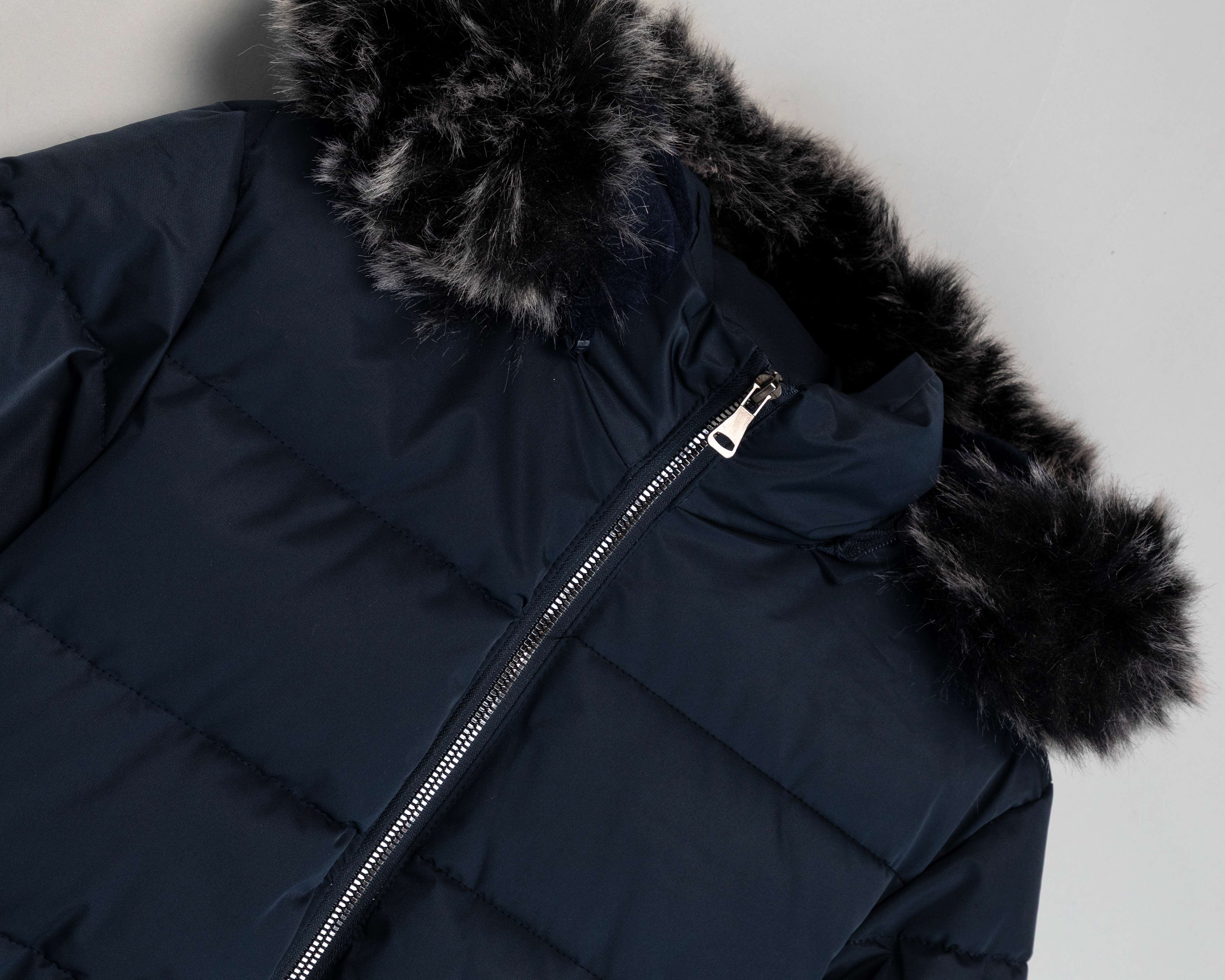 Foto 4 pulgar | Foto 3 | Chamarra Azul Ann Miller para Mujer