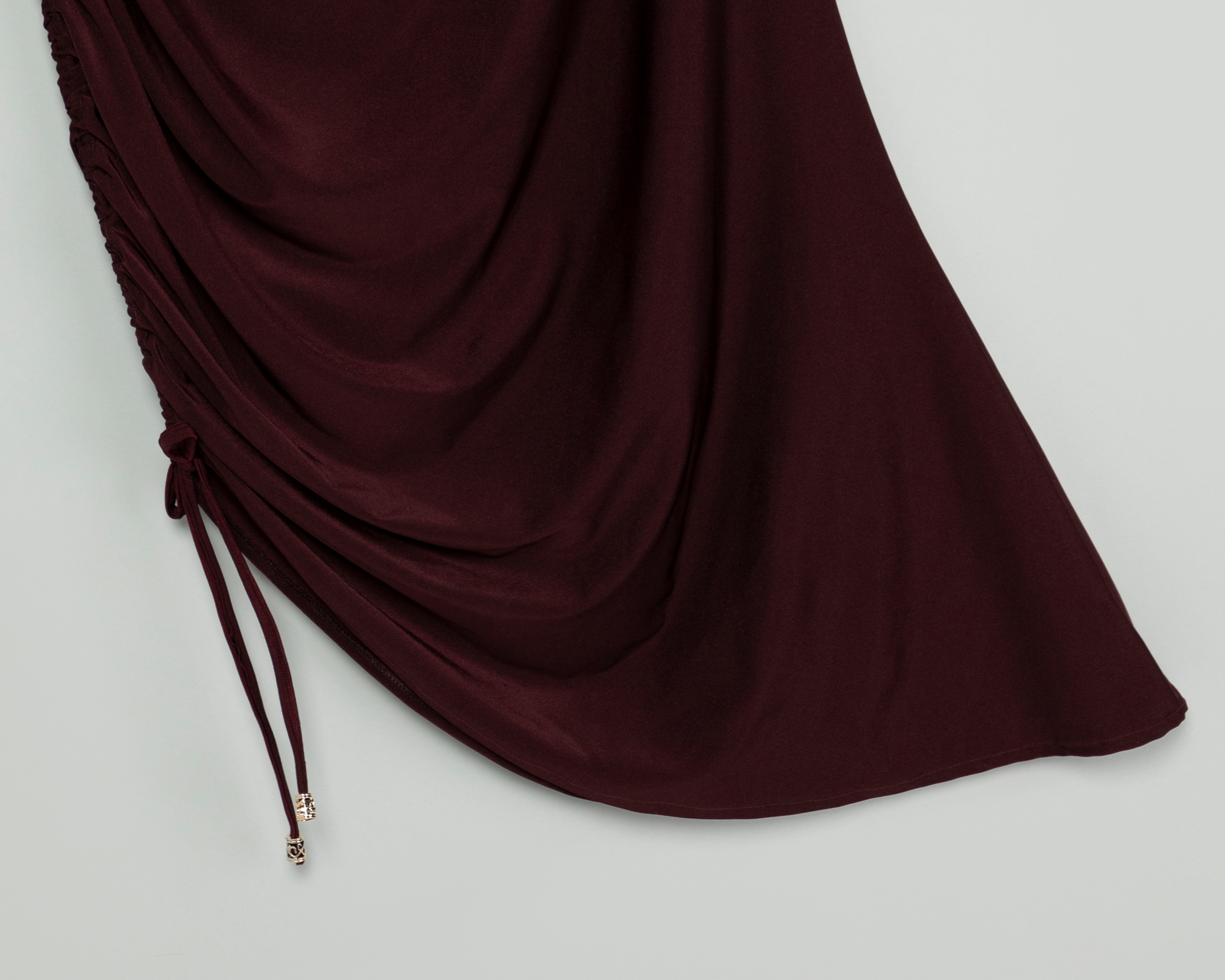 Foto 4 pulgar | Foto 3 | Falda Midi María Ferré Vino para Mujer