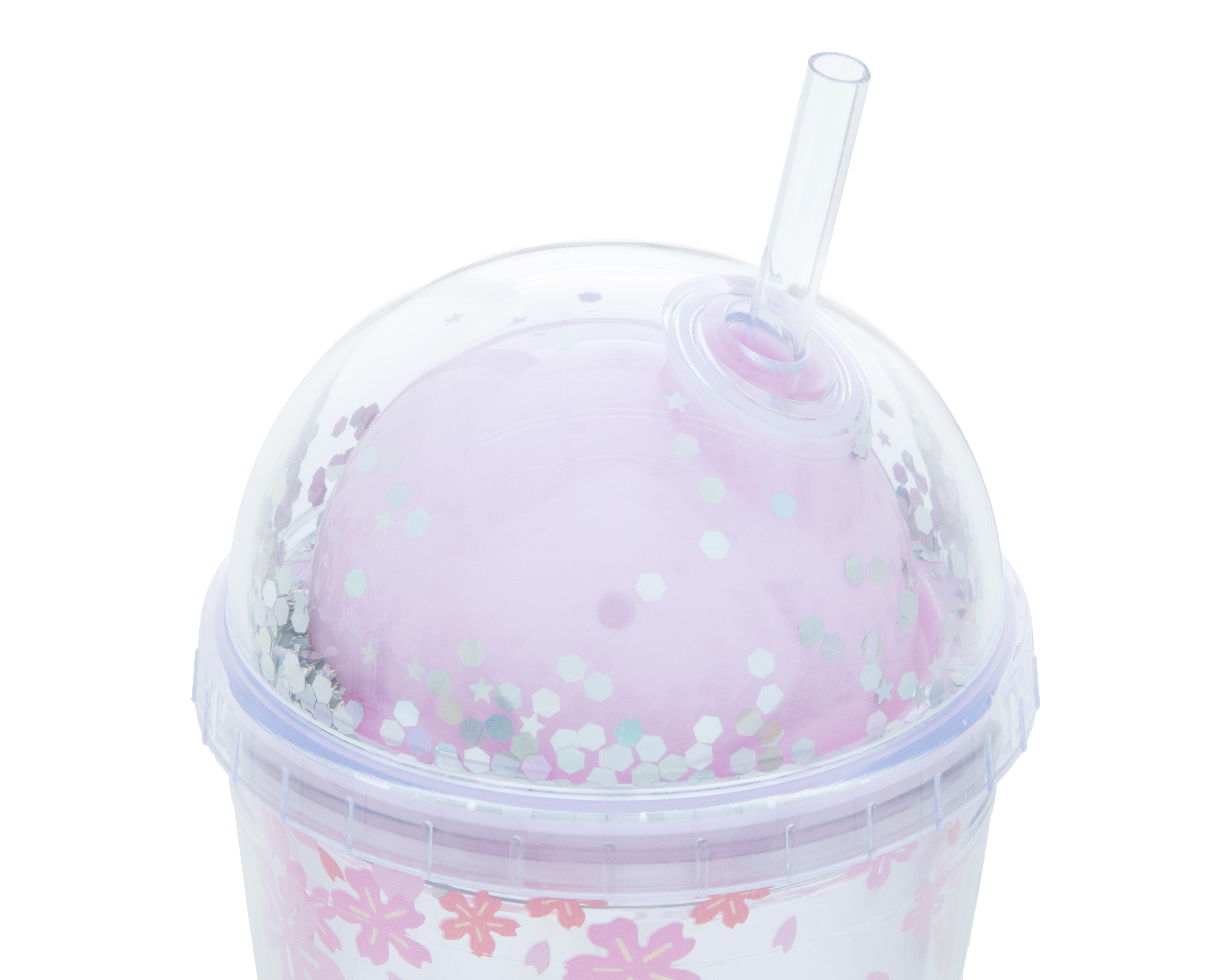 Foto 3 pulgar | Foto 2 | Vaso con Popote de Plástico 450 ml