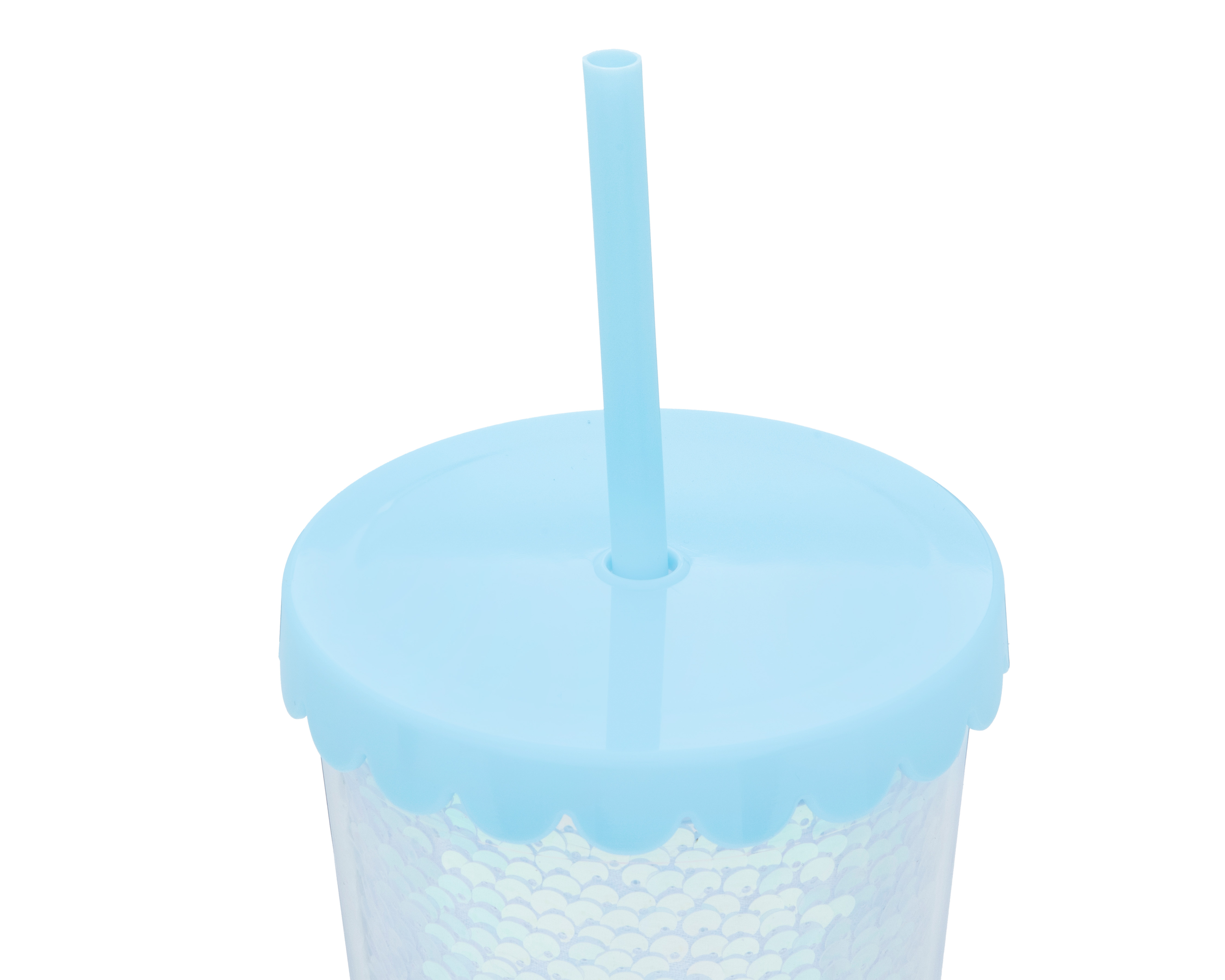 Foto 3 pulgar | Foto 2 | Vaso con Popote de Plástico 450 ml