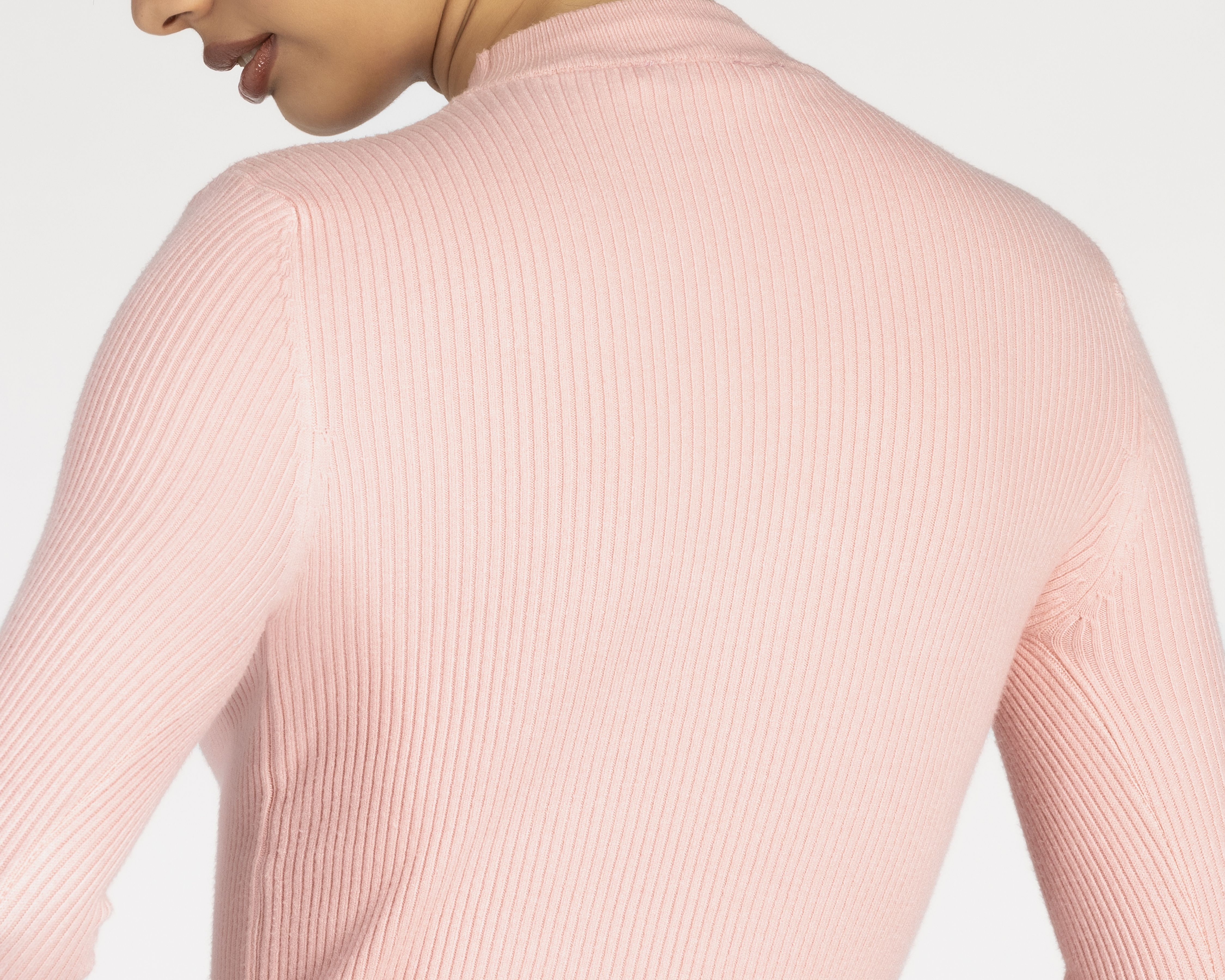 Foto 6 pulgar | Foto 5 | Suéter Refill Rosa con Botones