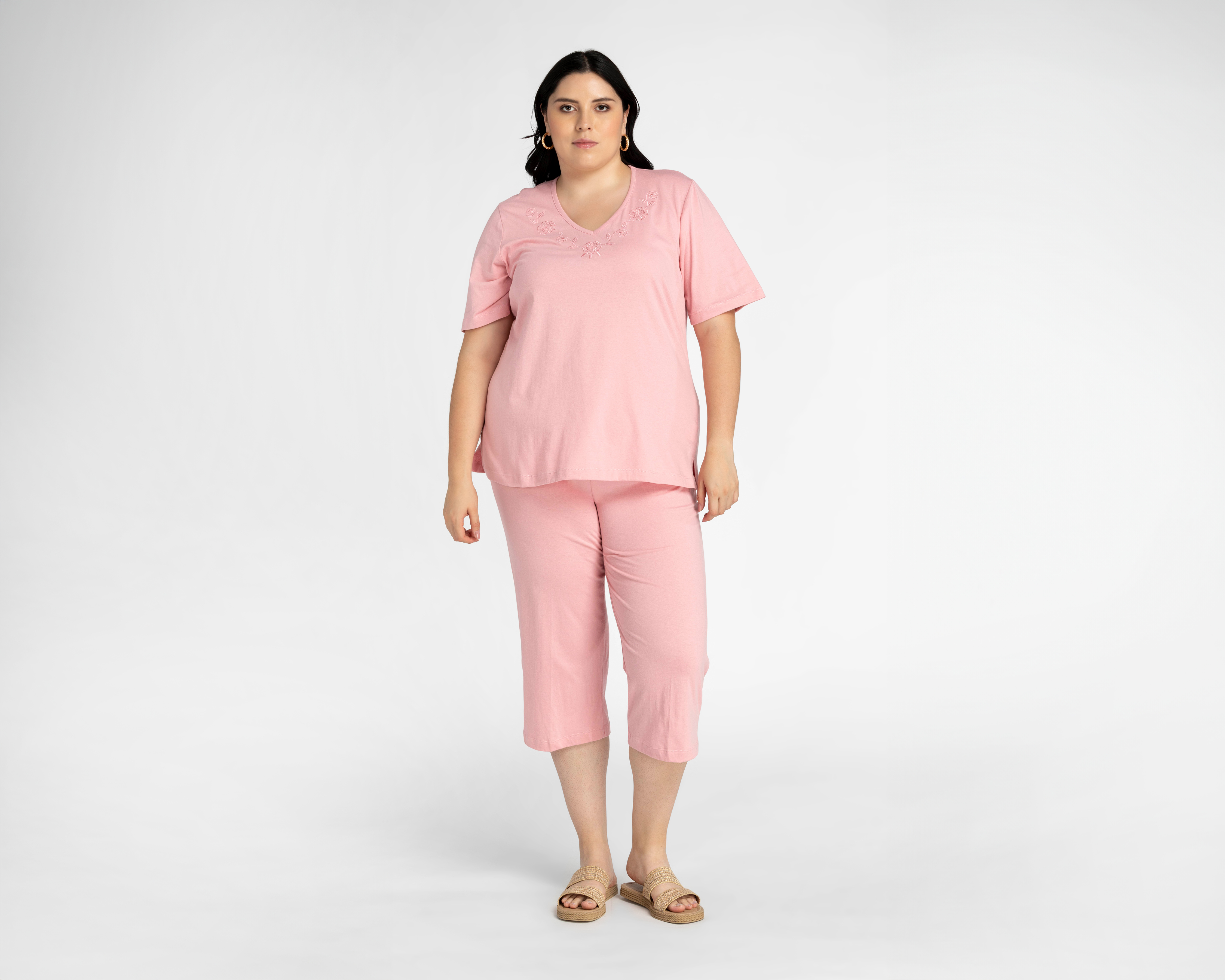 Foto 5 pulgar | Foto 4 | Blusa con Pantalón Lady Sun de Algodón