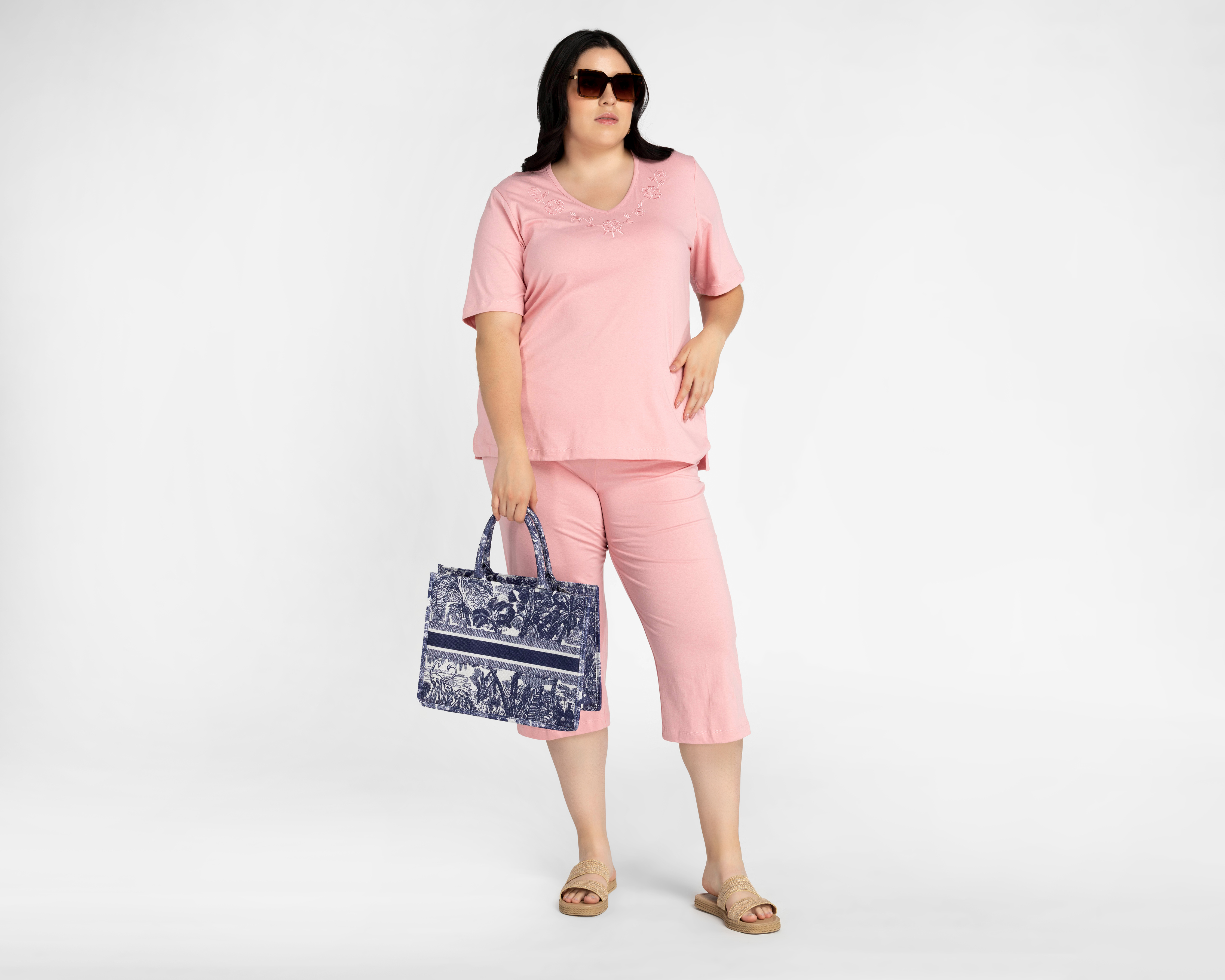 Foto 5 | Foto 5 | Blusa con Pantalón Lady Sun de Algodón