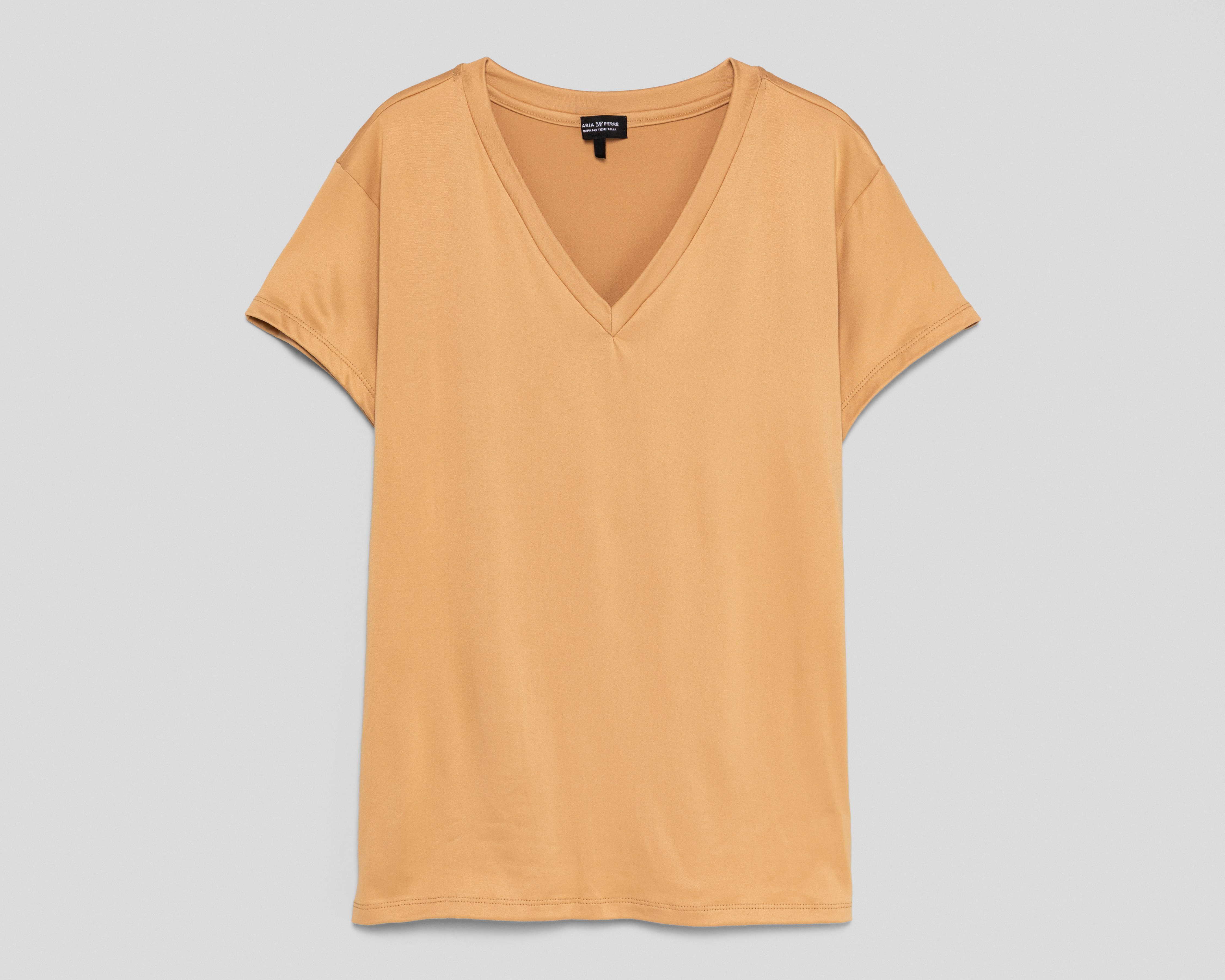 Foto 1 | Foto 1 | Playera Cuello V María Ferré para Mujer