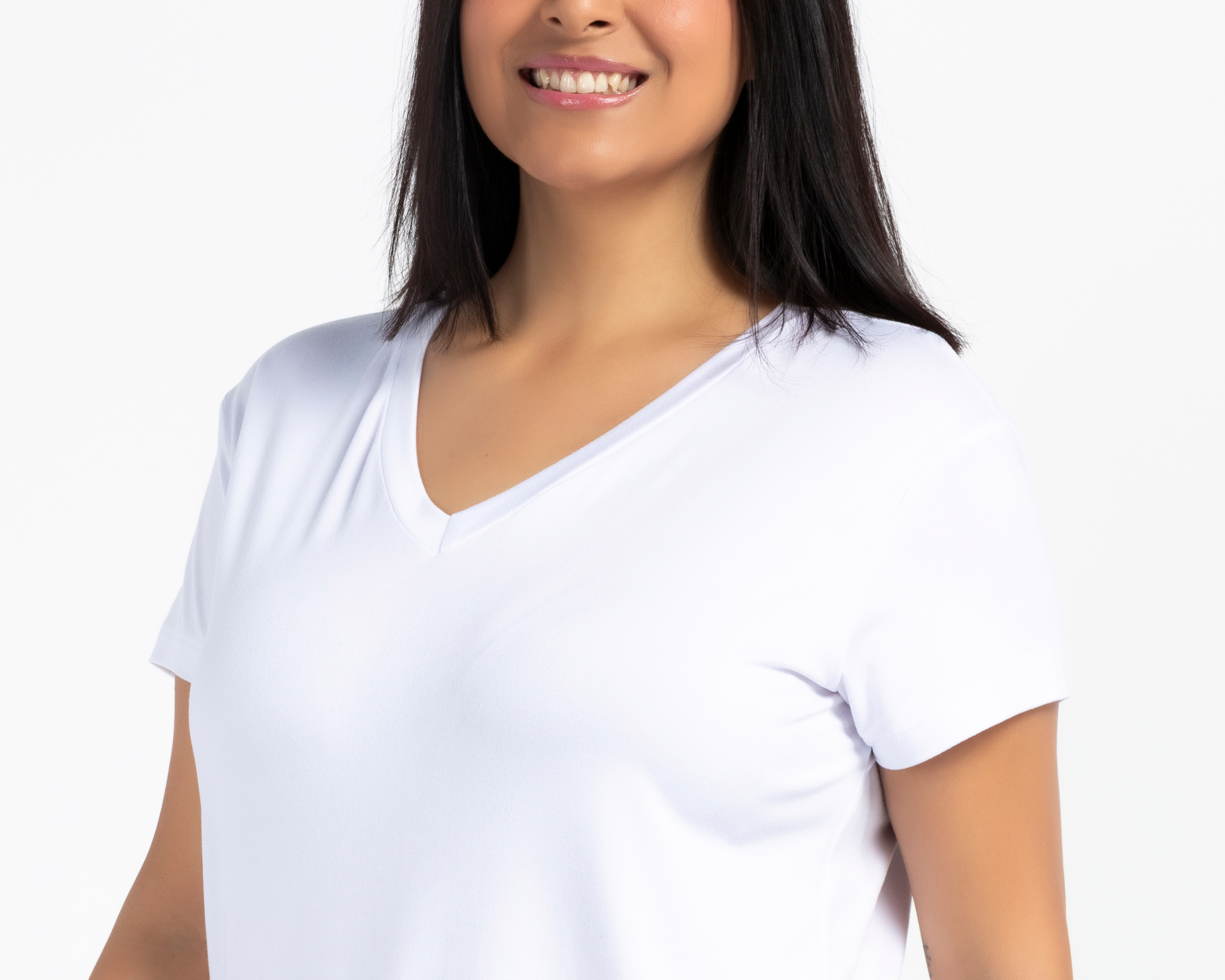 Foto 5 pulgar | Foto 4 | Playera Blanca María Ferré para Mujer