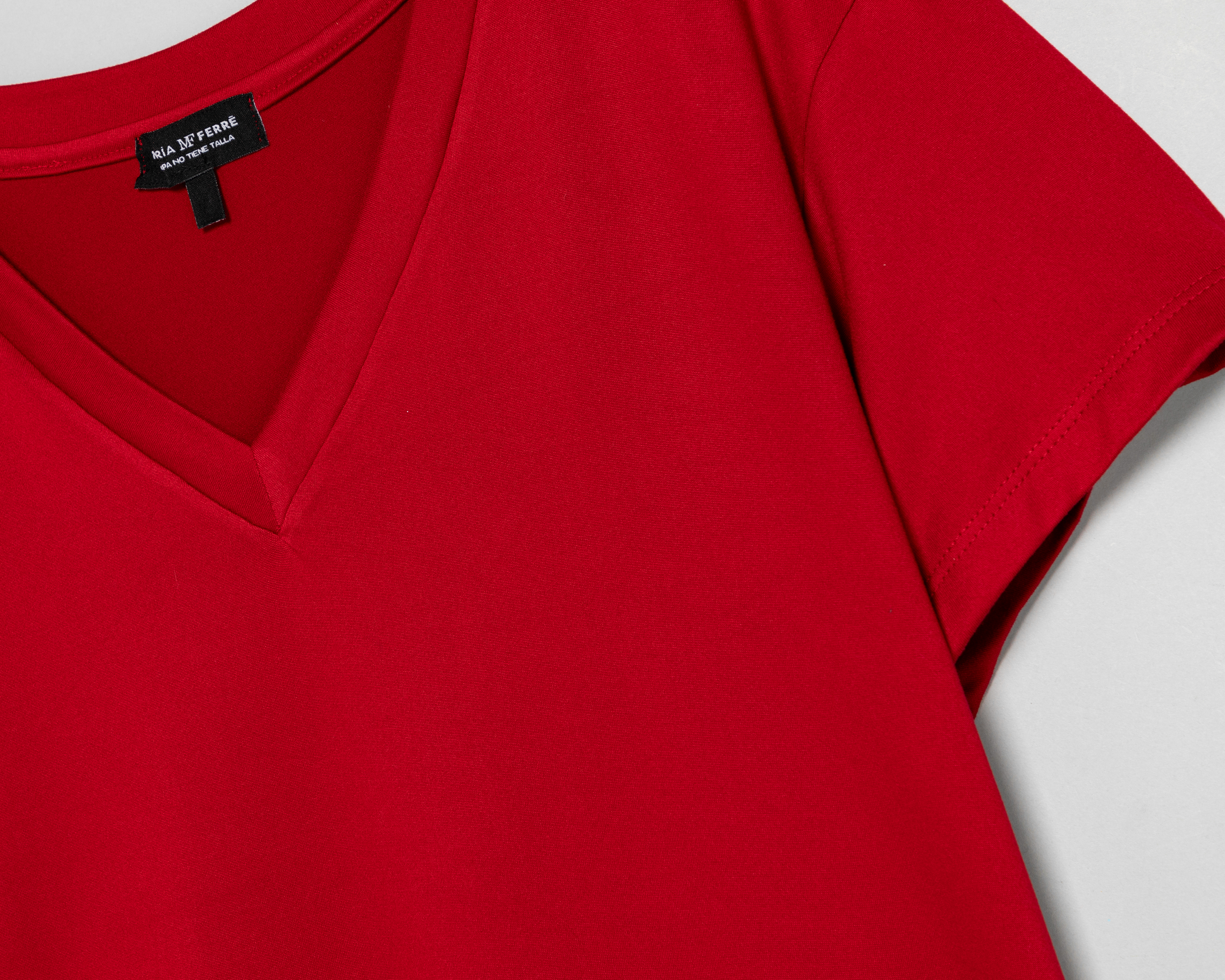 Foto 3 | Foto 3 | Playera Cuello V María Ferré para Mujer