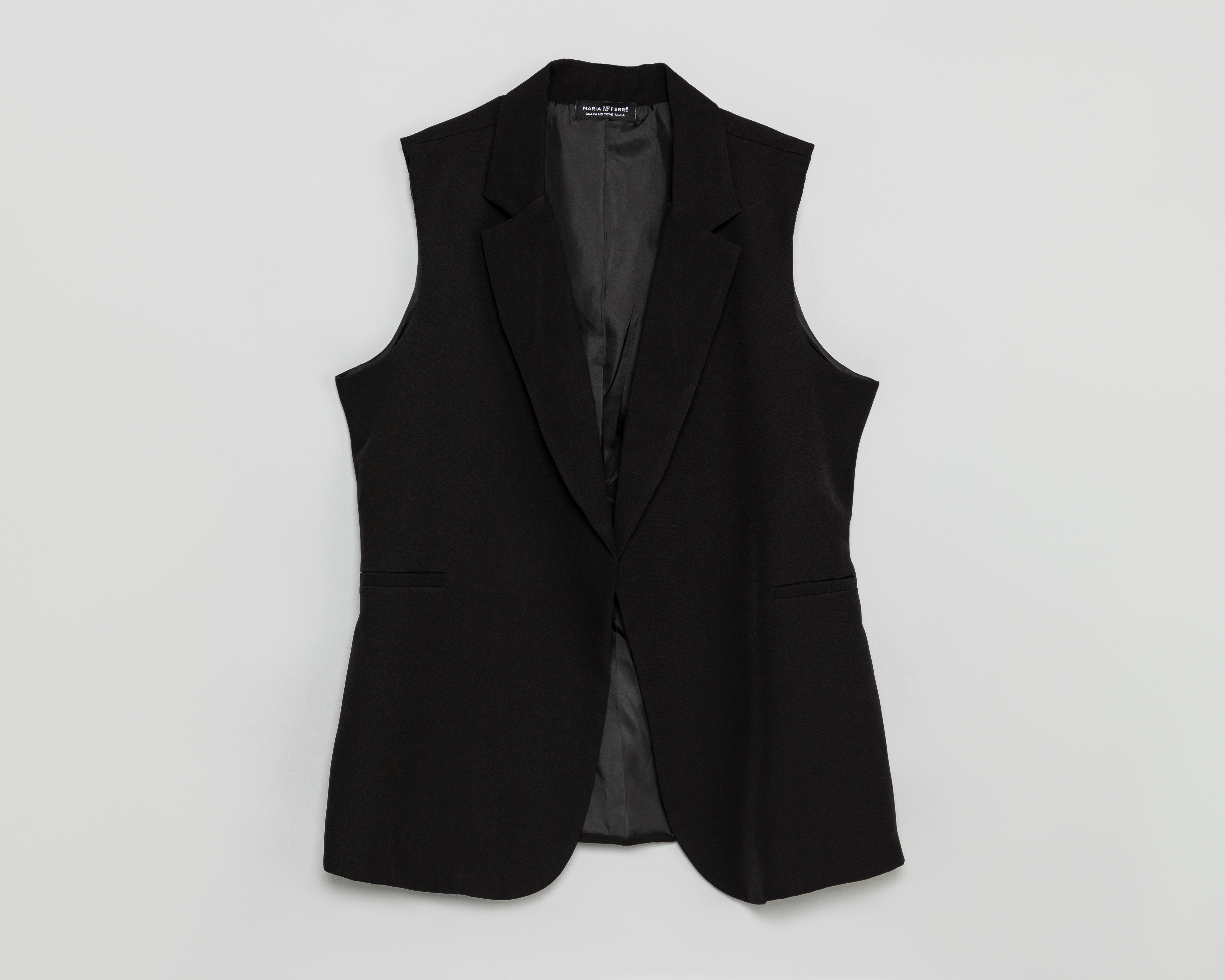 Chaleco Negro María Ferré para Mujer