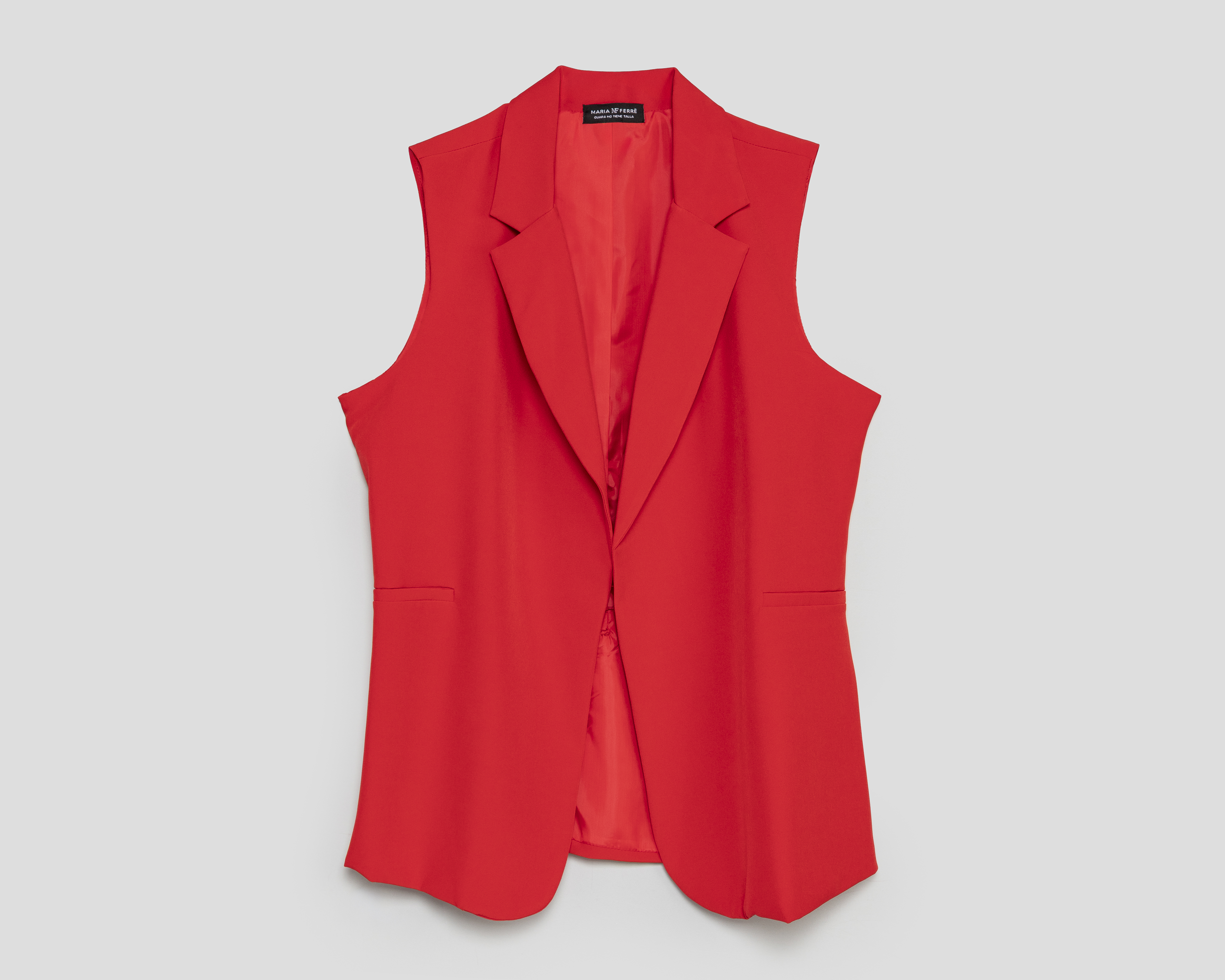 Chaleco Rojo María Ferré para Mujer