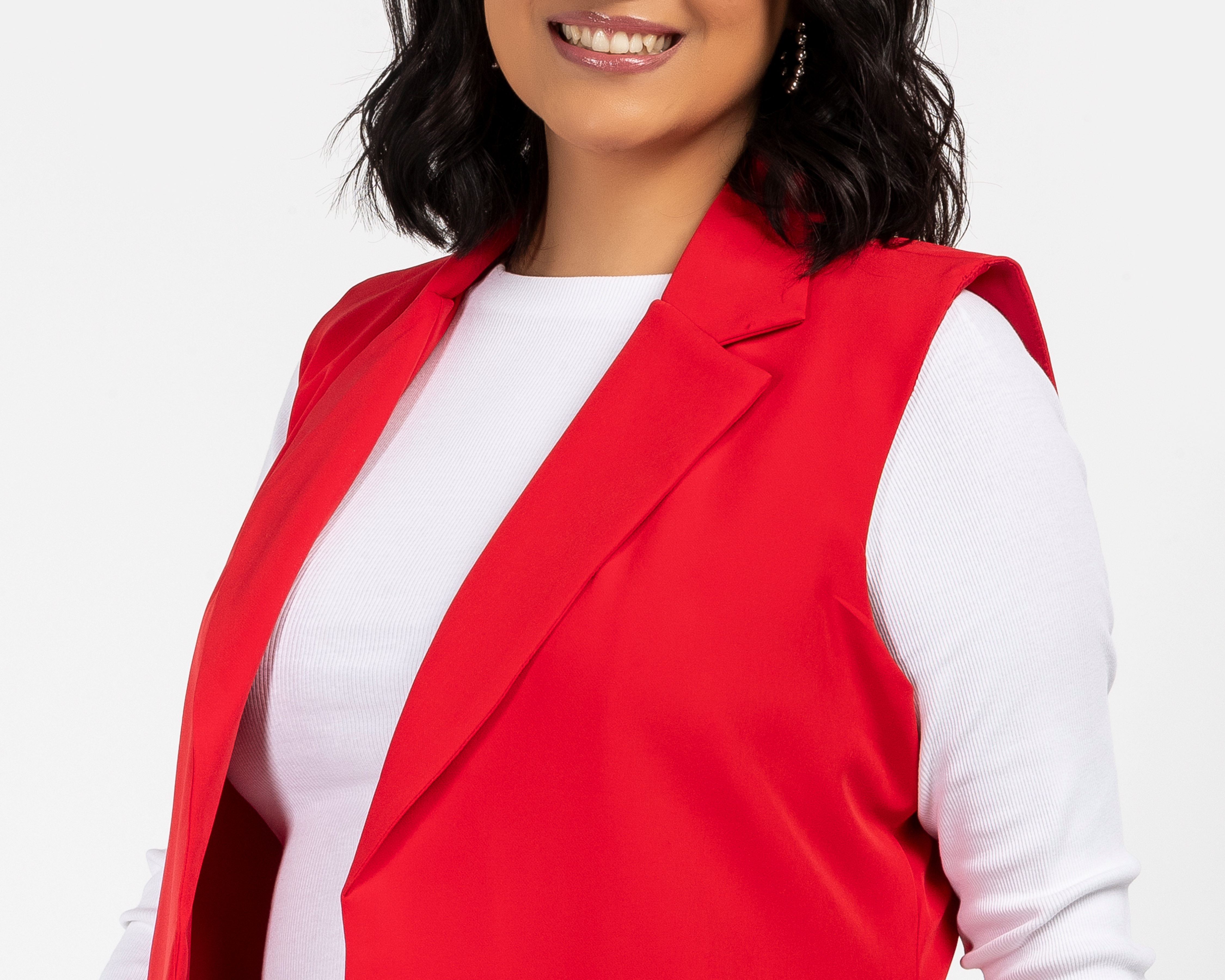 Foto 4 | Foto 4 | Chaleco Rojo María Ferré para Mujer