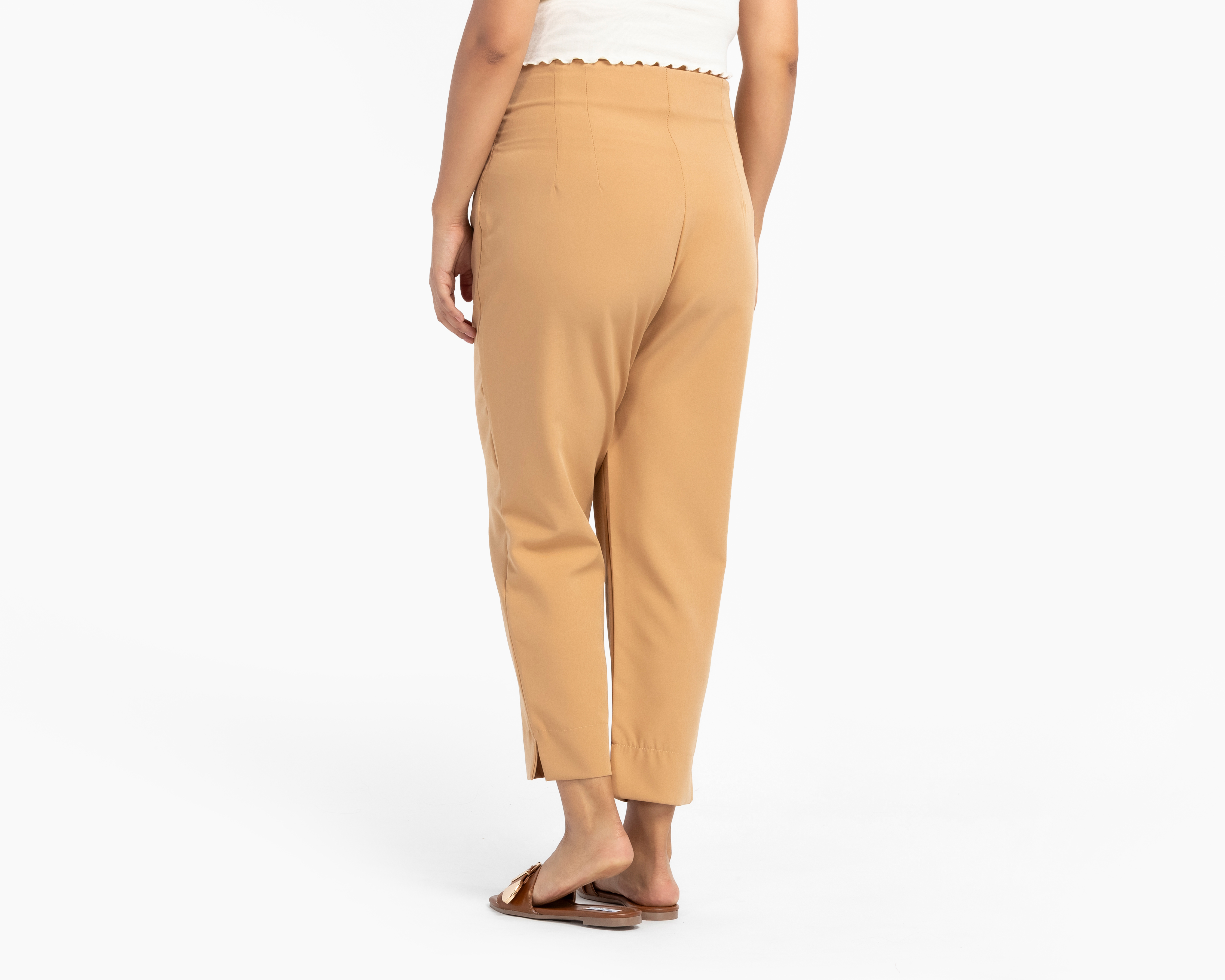 Foto 3 | Foto 3 | Pantalón de Vestir María Ferré Beige para Mujer