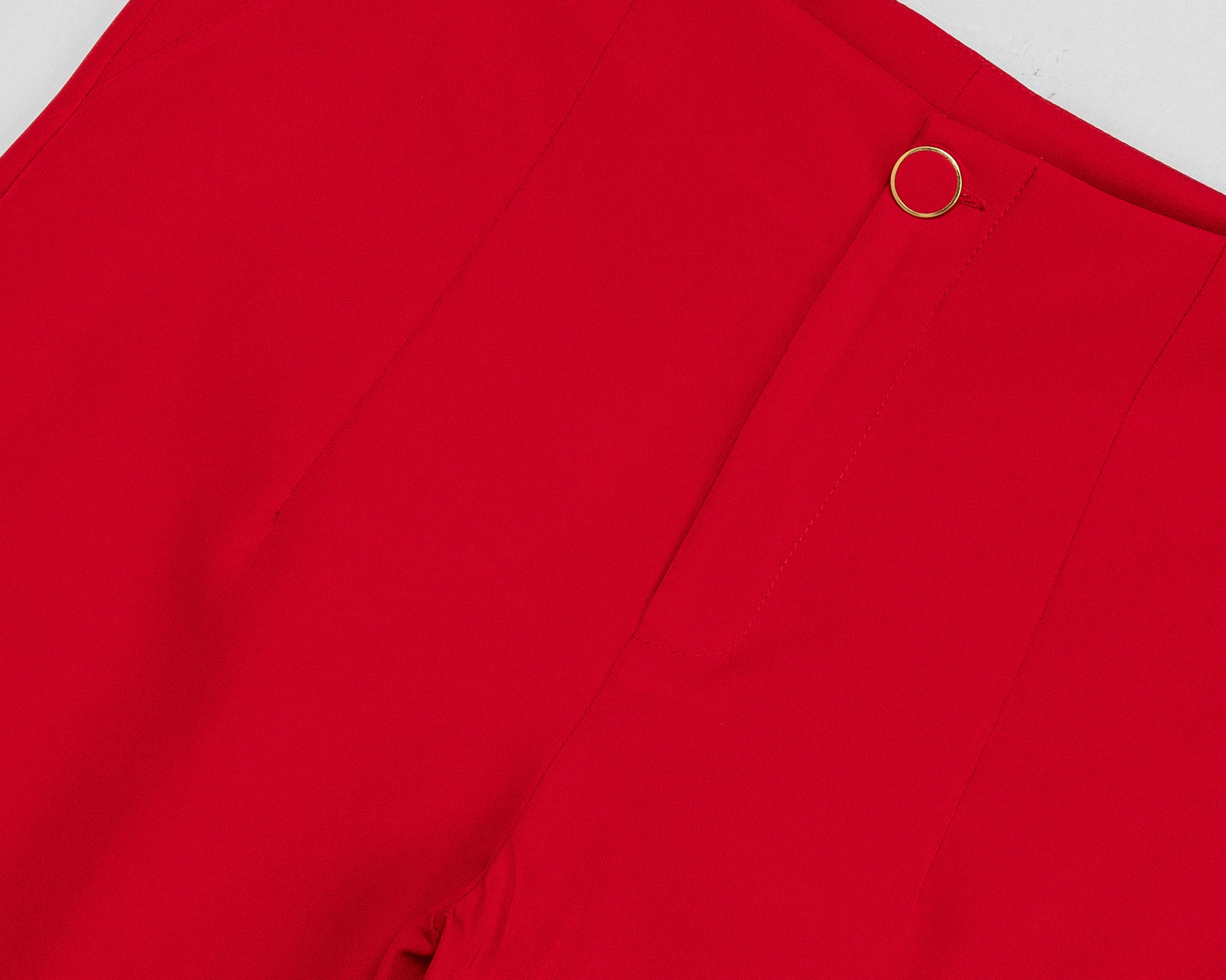 Foto 4 pulgar | Foto 3 | Pantalón de Vestir María Ferré Rojo para Mujer