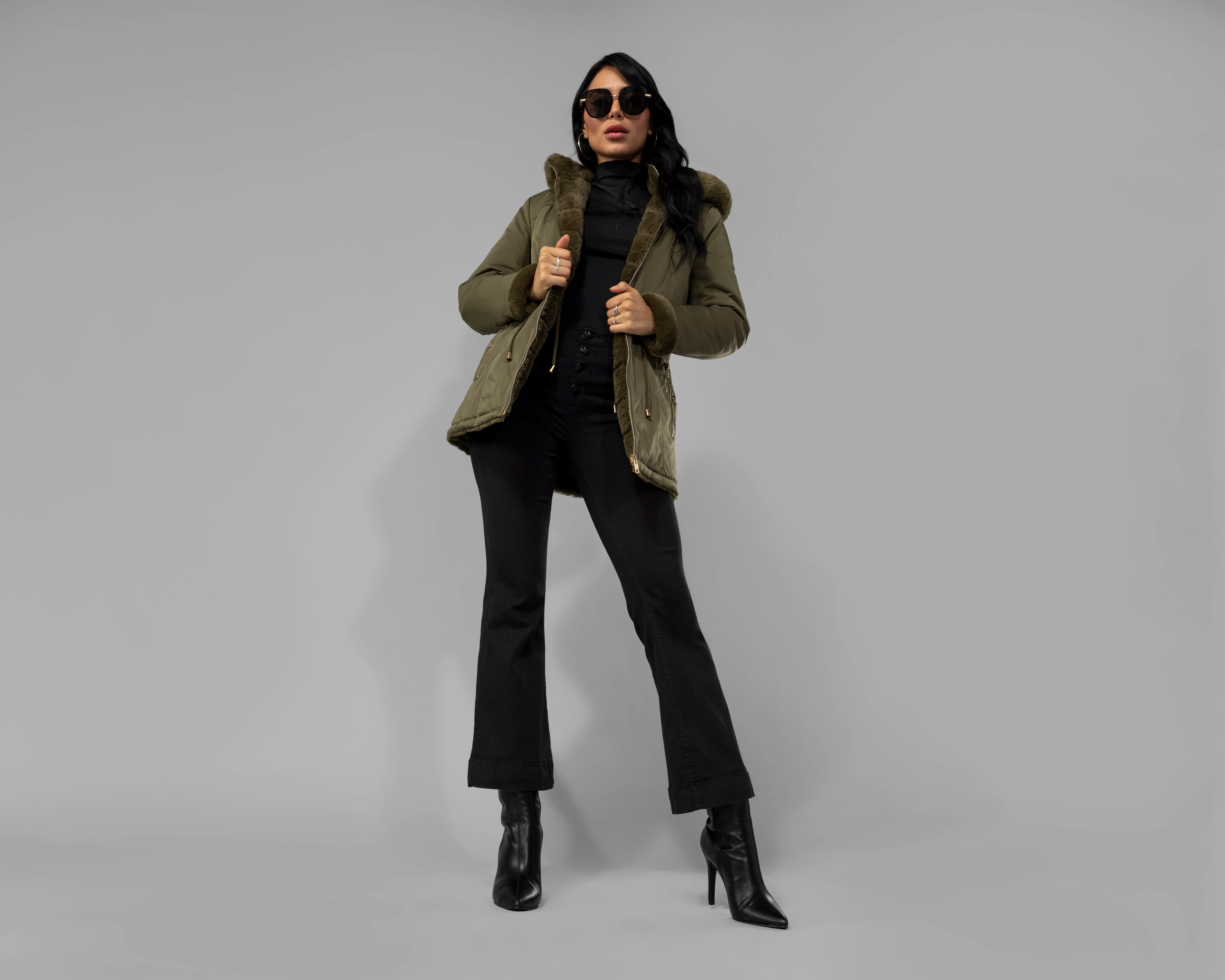 Chamarra Jennifer Lopez Capitonada